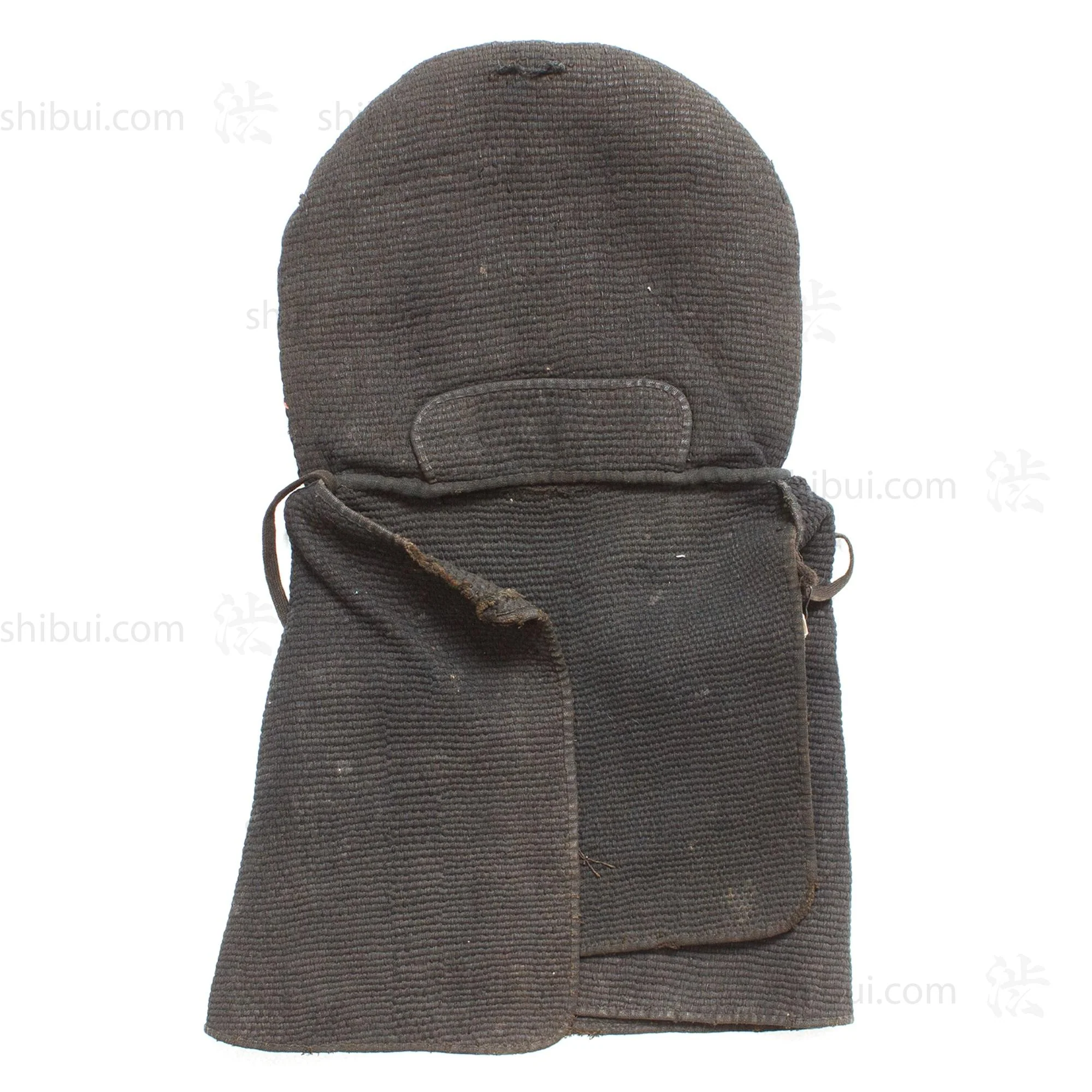Sashiko Fireman's Hat with Tsutsugaki Lightning - Image 3