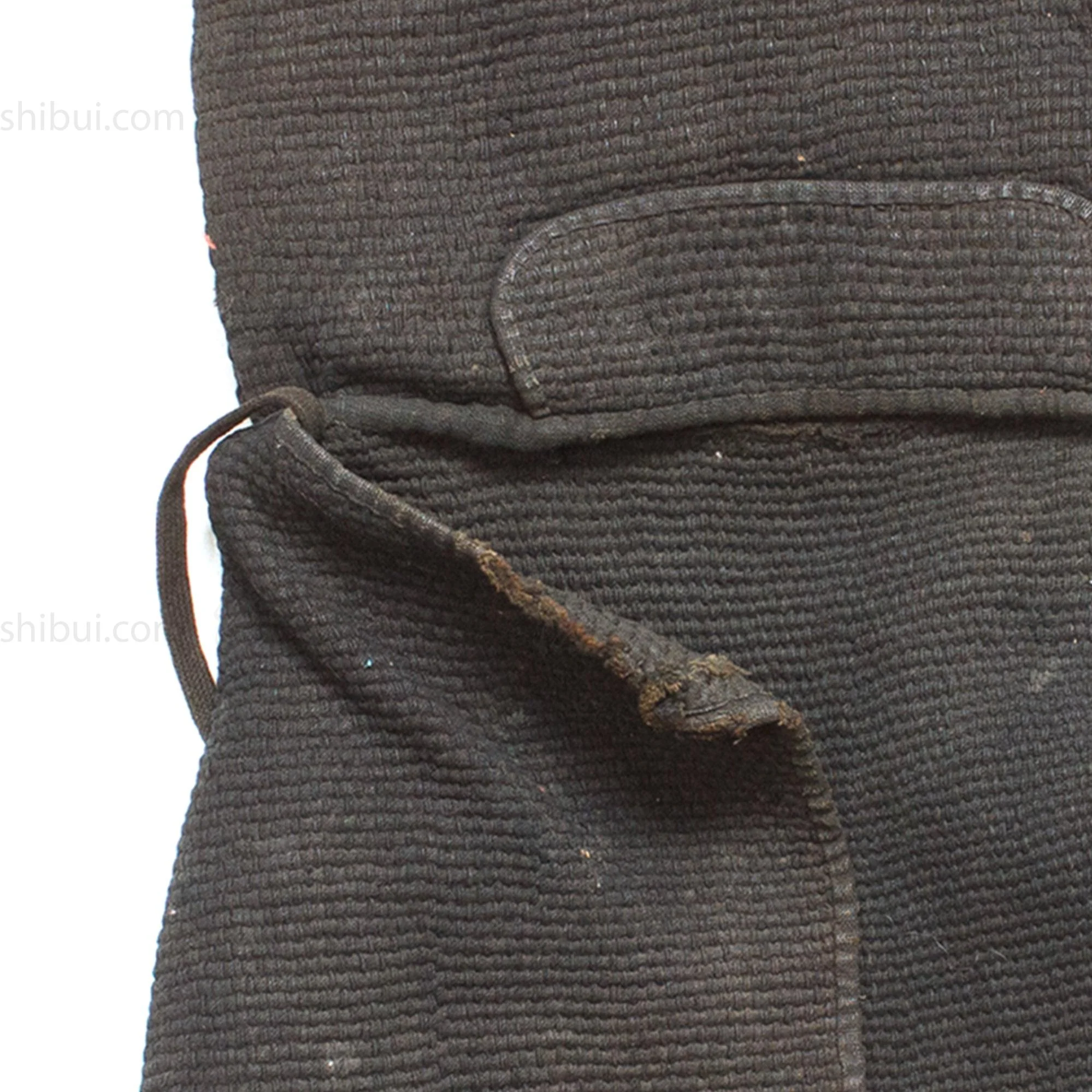 Sashiko Fireman's Hat with Tsutsugaki Lightning - Image 4