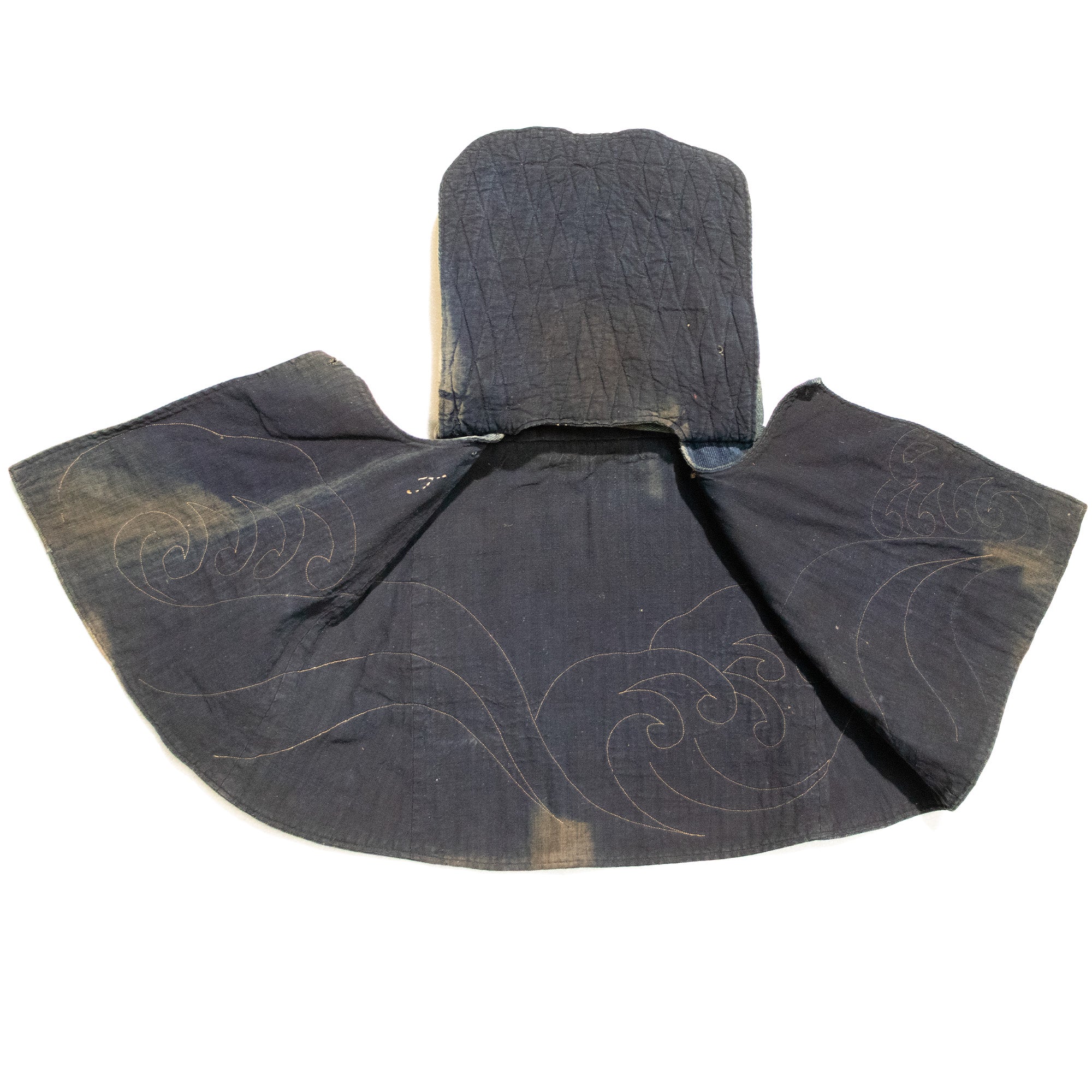 Fireman's Hat with Stiched Wave Motif - Image 3