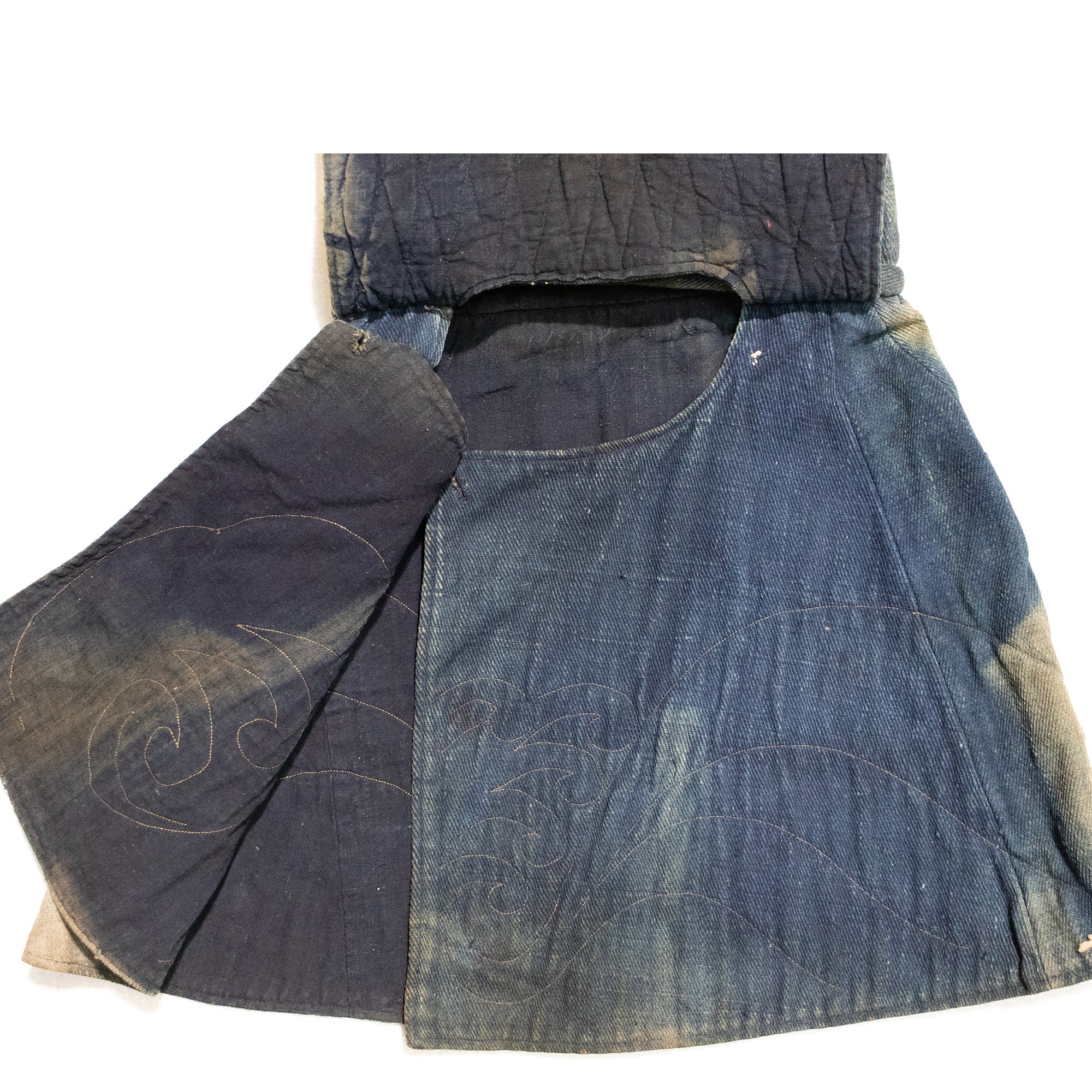Fireman's Hat with Stiched Wave Motif - Image 7