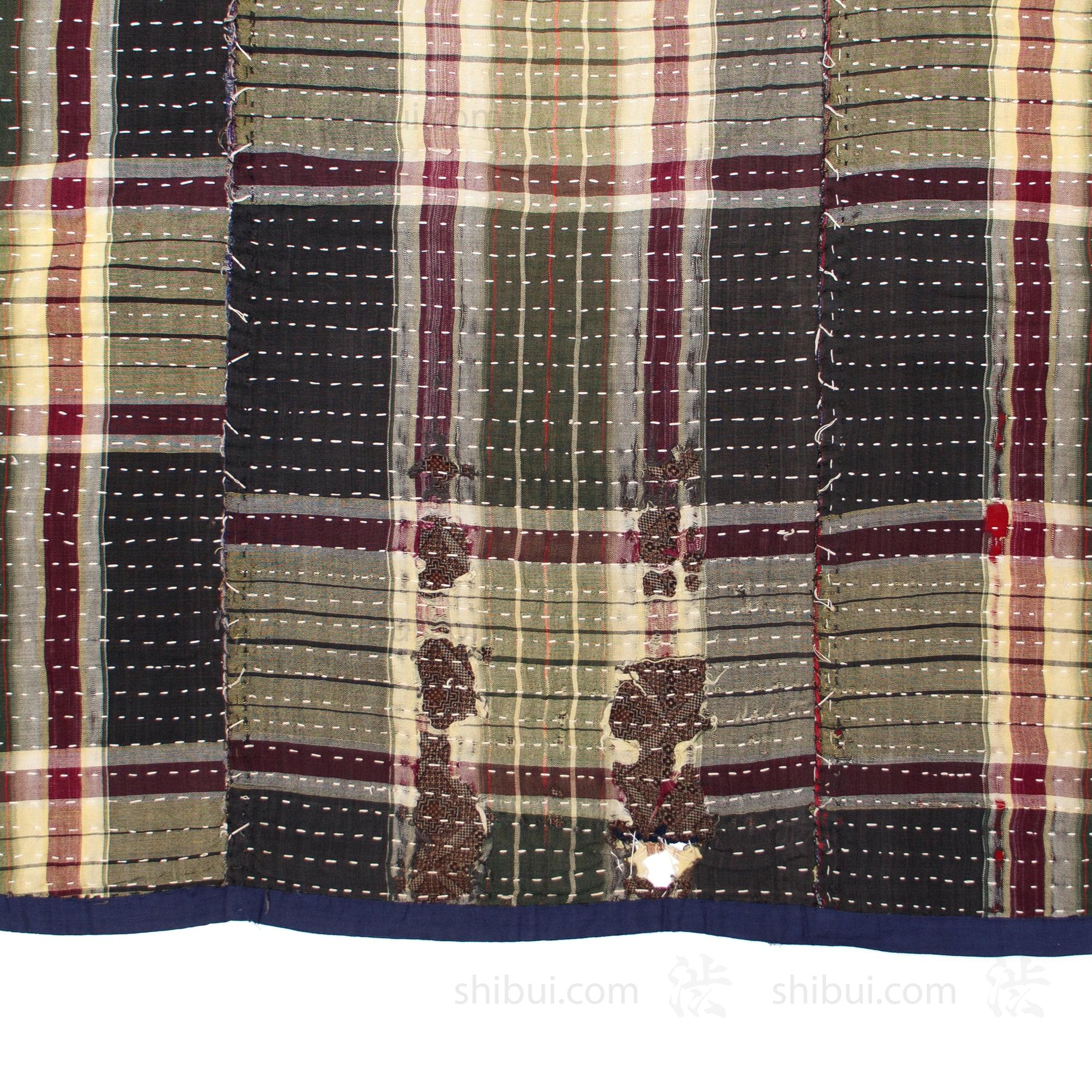 Sashiko Japanese Indigo Cotton Blanket - Image 7