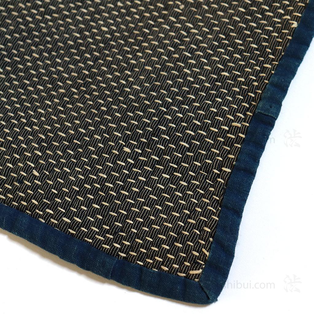 Sashiko Indigo Blanket Multi Layer Indigo Boro Patched Japanese Antique Cloth - Image 4