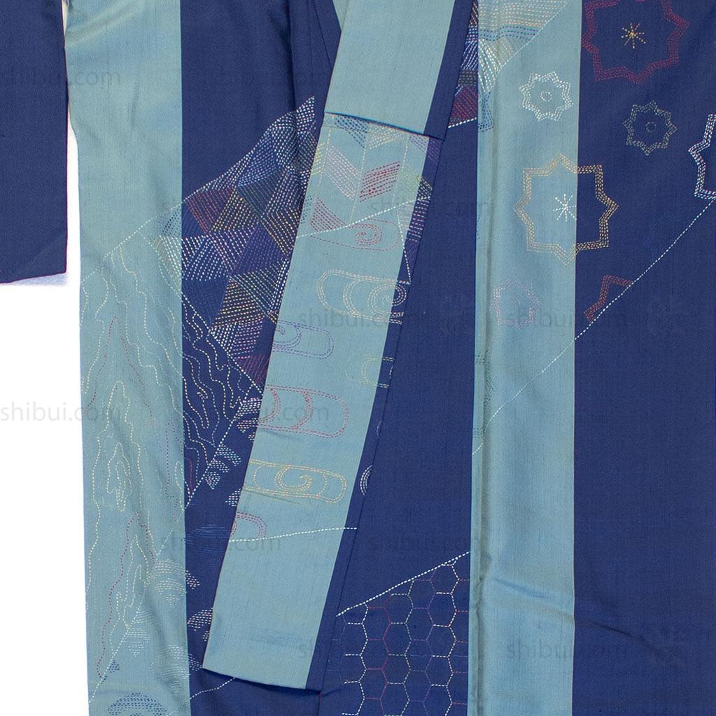 Sashiko Silk Kimono - Image 2