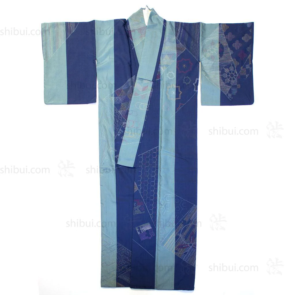 Sashiko Silk Kimono - Image 4