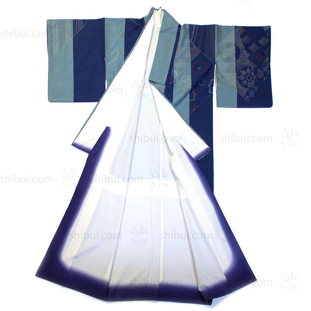 Sashiko Silk Kimono - Image 5