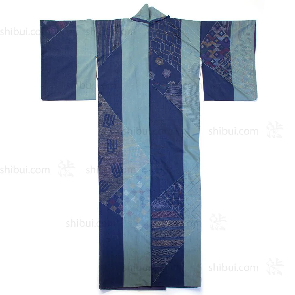 Sashiko Silk Kimono - Image 6