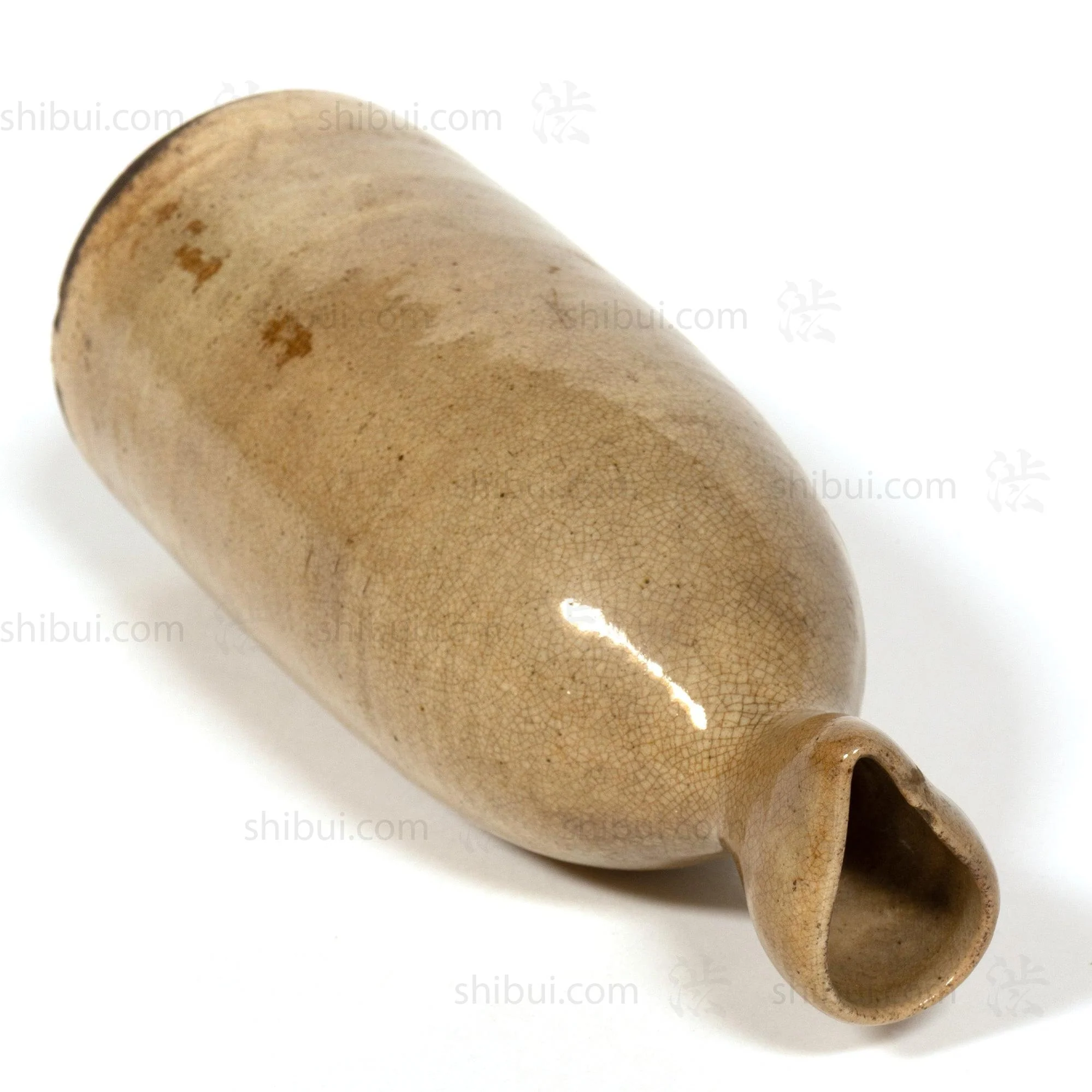 Seto Sake Bottle -  Antique Japanese Rice Wine Bottle - Image 5