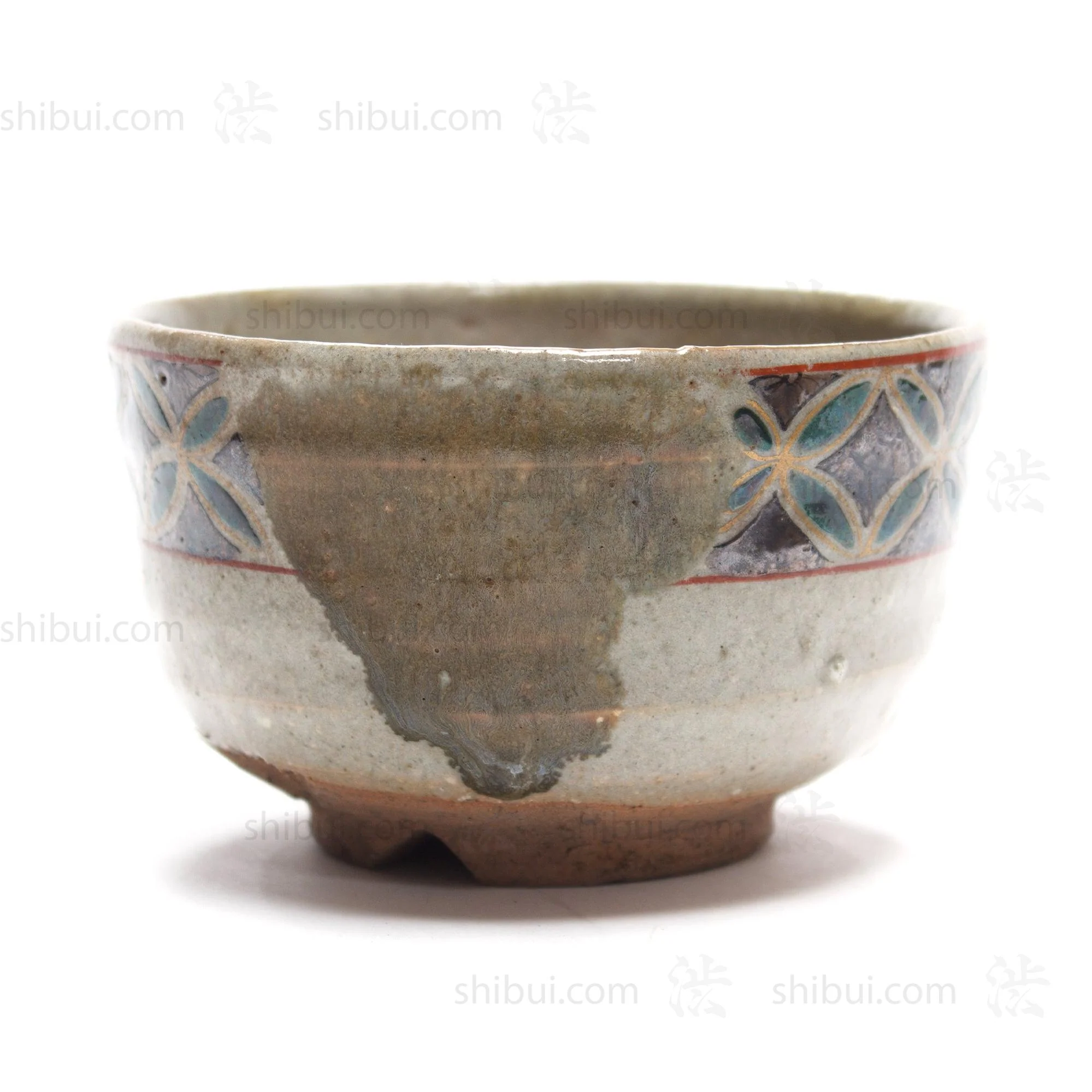 Matcha Shippo Chawan | Japanese Tea Bowl - Image 2