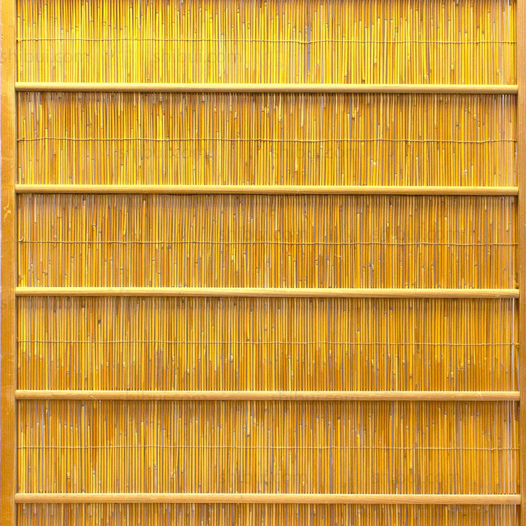 Single Sugi Yoshido Door | Japanese Cedar and Bamboo Wooden Doors for Summer - Image 8
