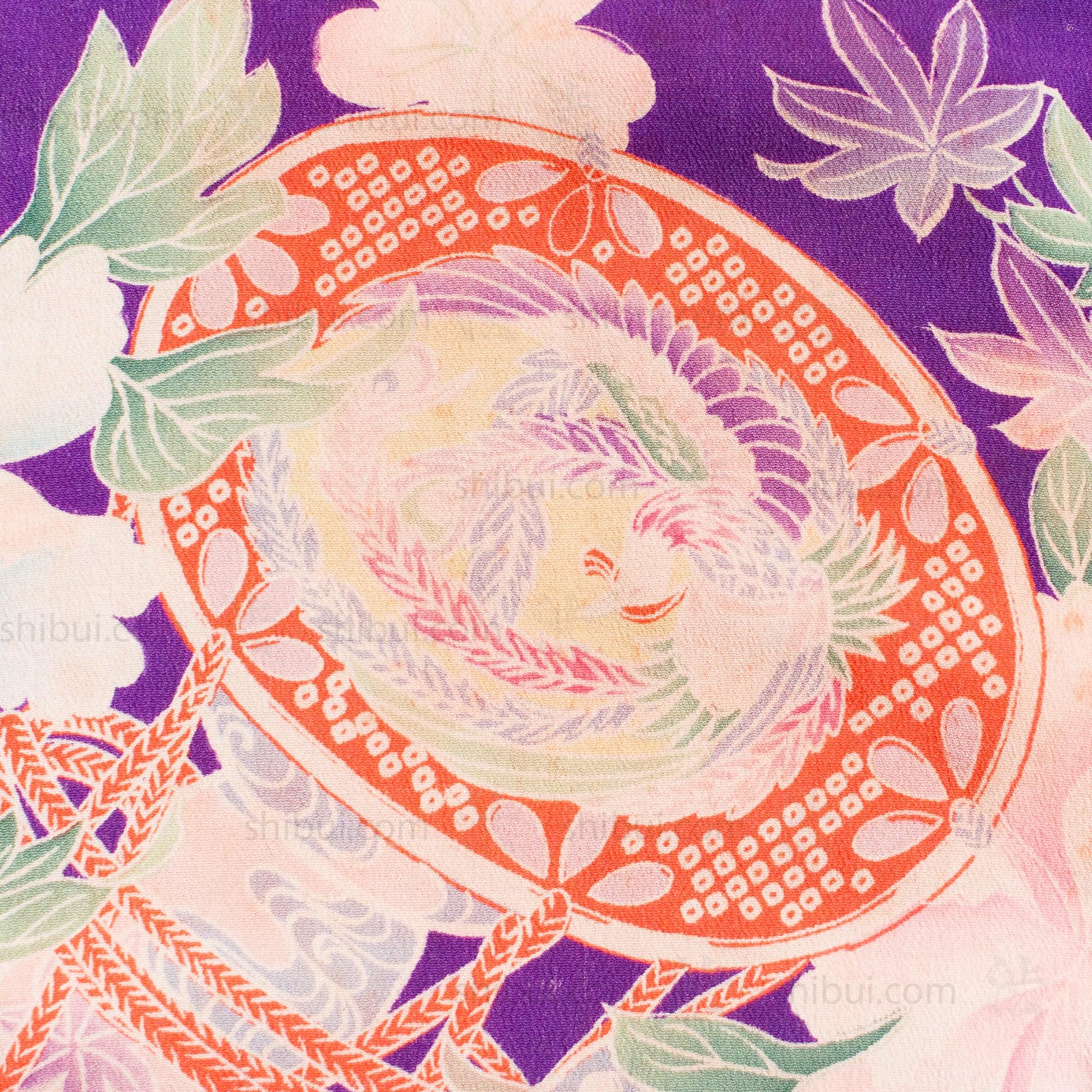Small Taisho Era Girls Kimono - Image 6