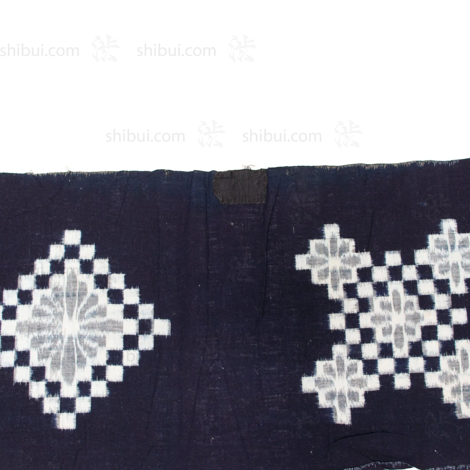 Snowflake Kasuri Textile Fragments | Japanese Indigo Cotton - Image 11