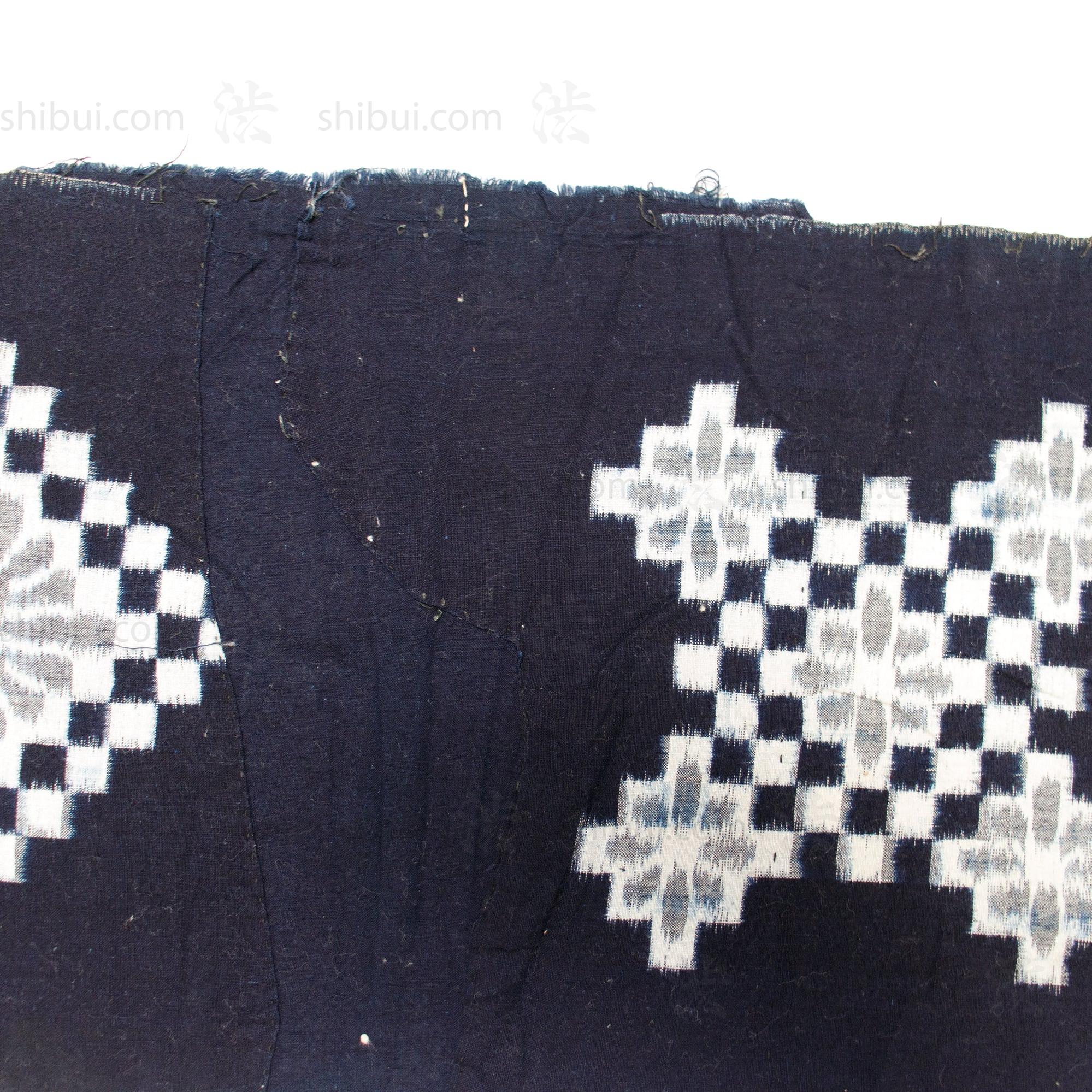 Snowflake Kasuri Textile Fragments | Japanese Indigo Cotton - Image 12