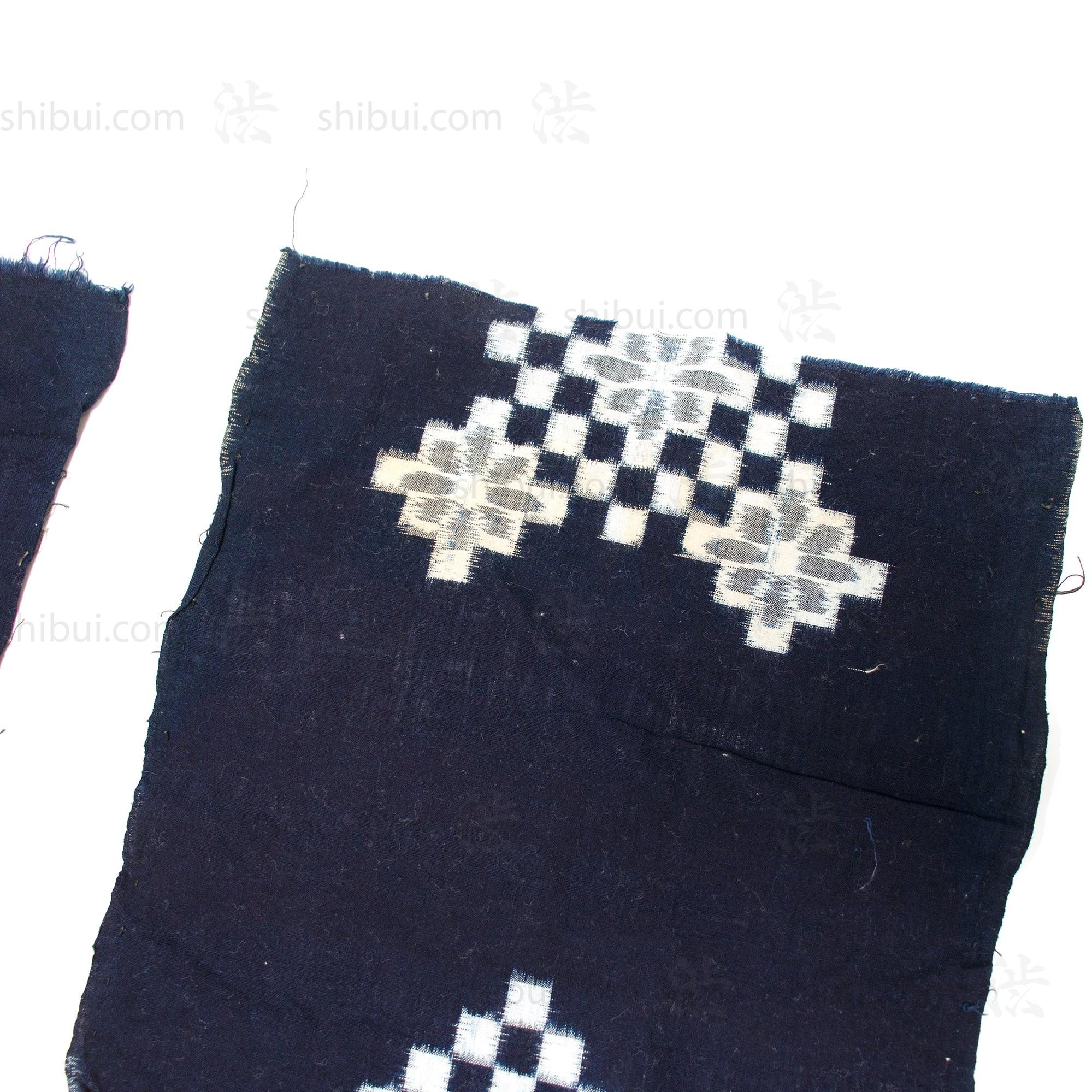 Snowflake Kasuri Textile Fragments | Japanese Indigo Cotton - Image 13