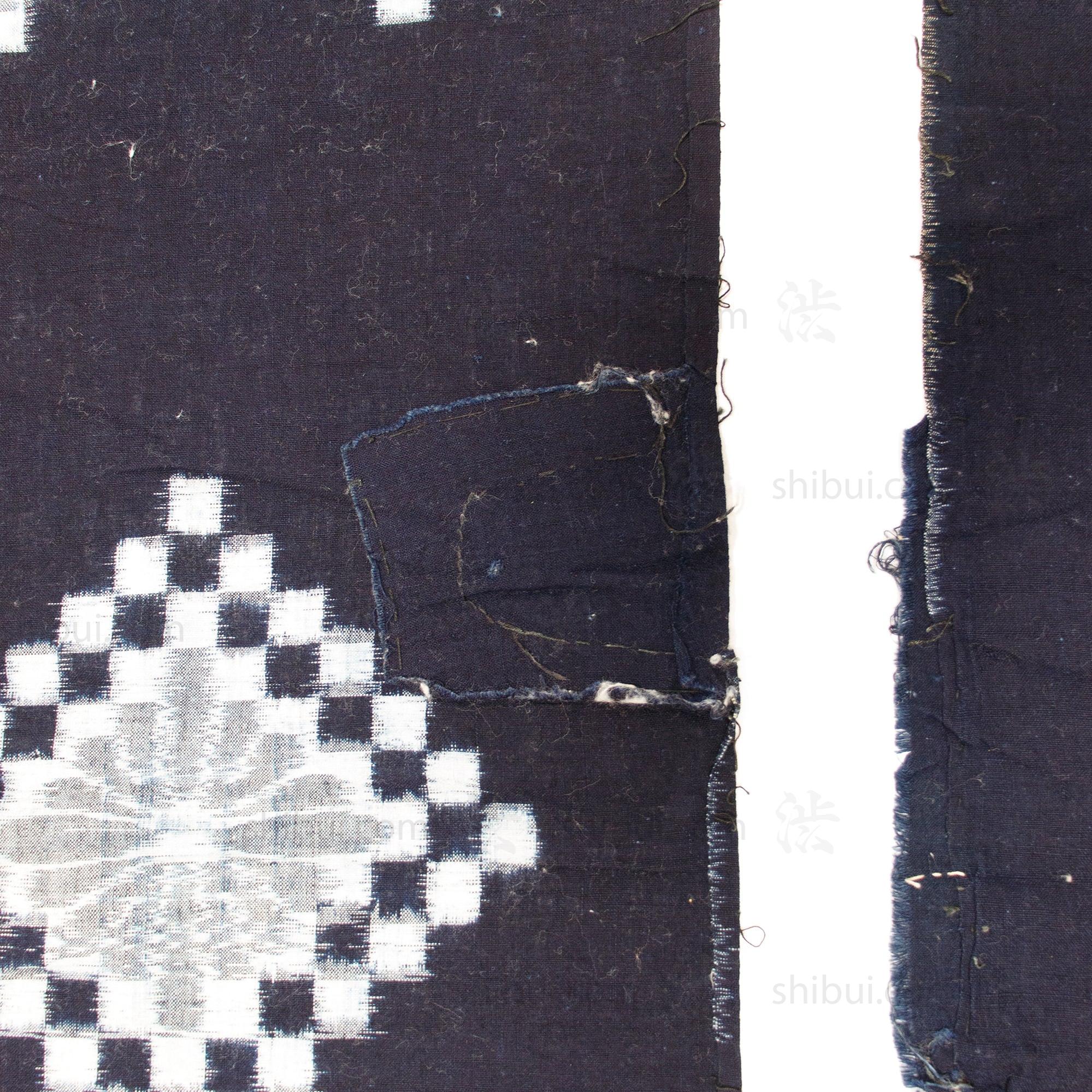 Snowflake Kasuri Textile Fragments | Japanese Indigo Cotton - Image 5