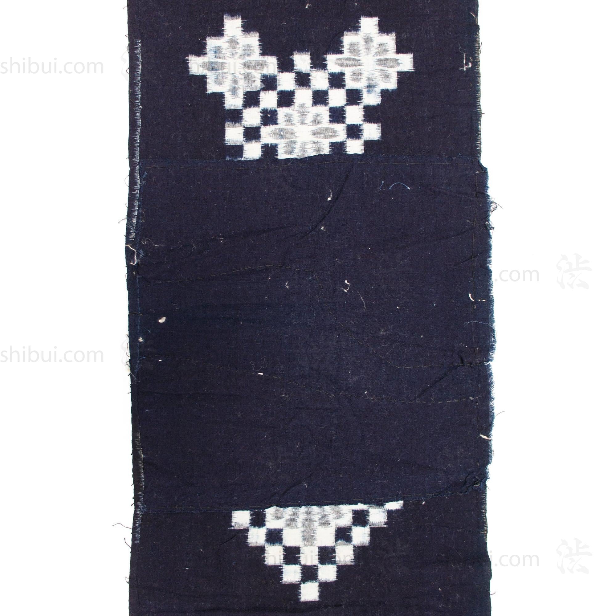 Snowflake Kasuri Textile Fragments | Japanese Indigo Cotton - Image 8