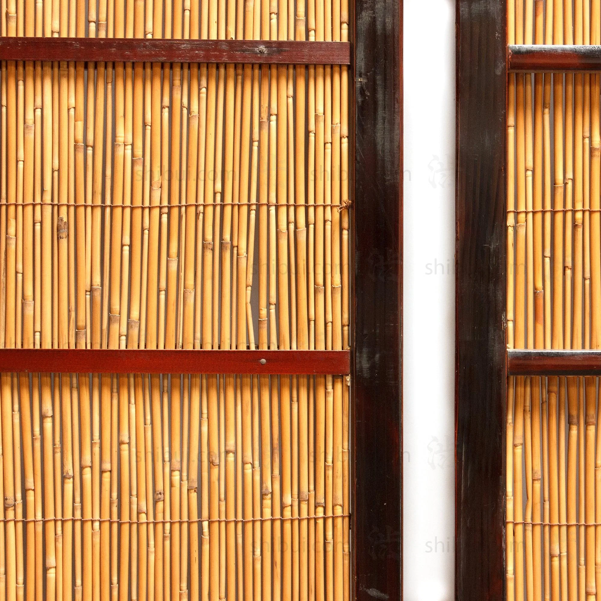 Sugi Yoshido Doors (Sold Individually) | Japanese Cedar and Bamboo Wooden Doors for Summer | Architectural Decor - Image 2
