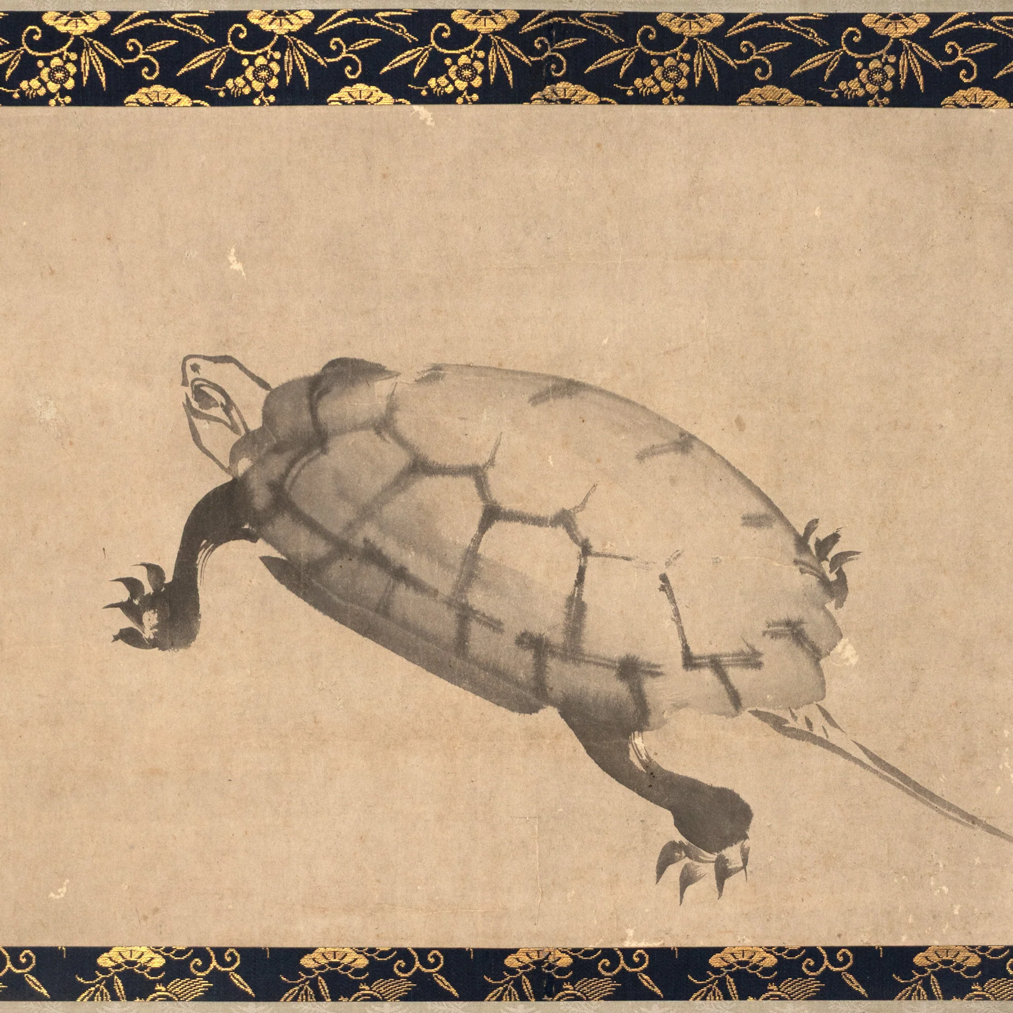 Sumi-e Turtle Scroll - Image 2