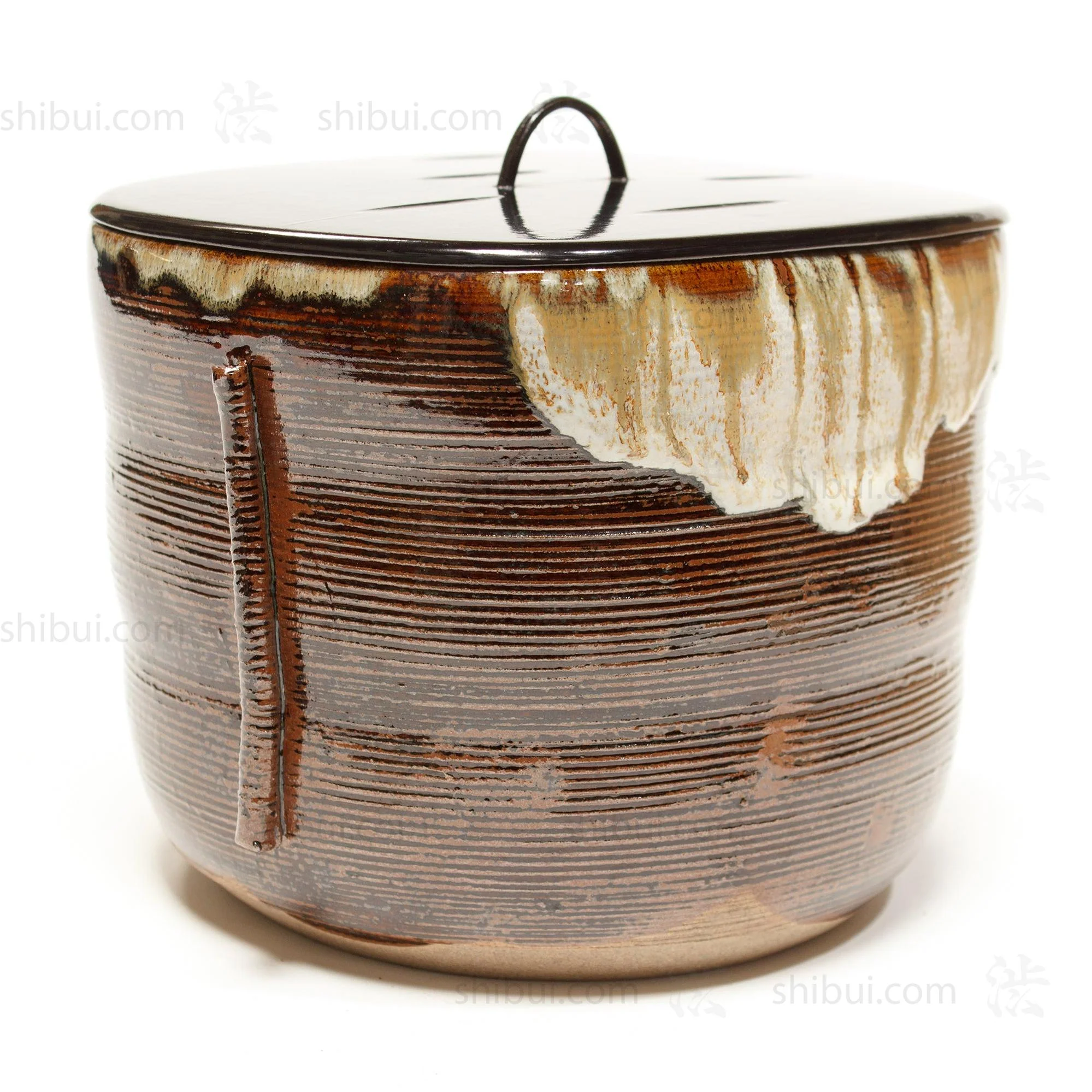 Takatori Mizusashi | Water Jar for Japanese Tea Ceremony - Image 6