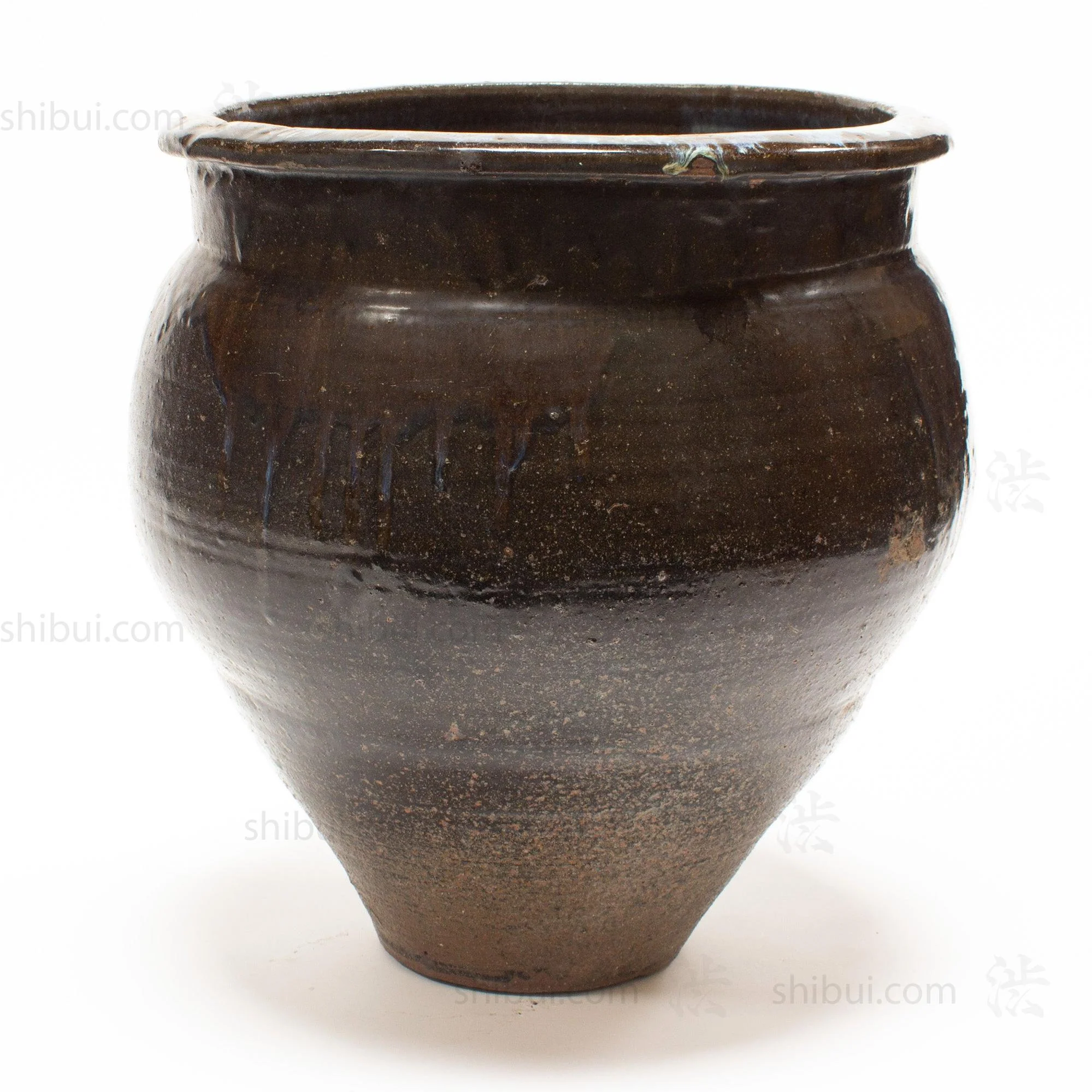 Tatenoshita Ware Antique Japanese Glazed Ceramic Jar - Image 16