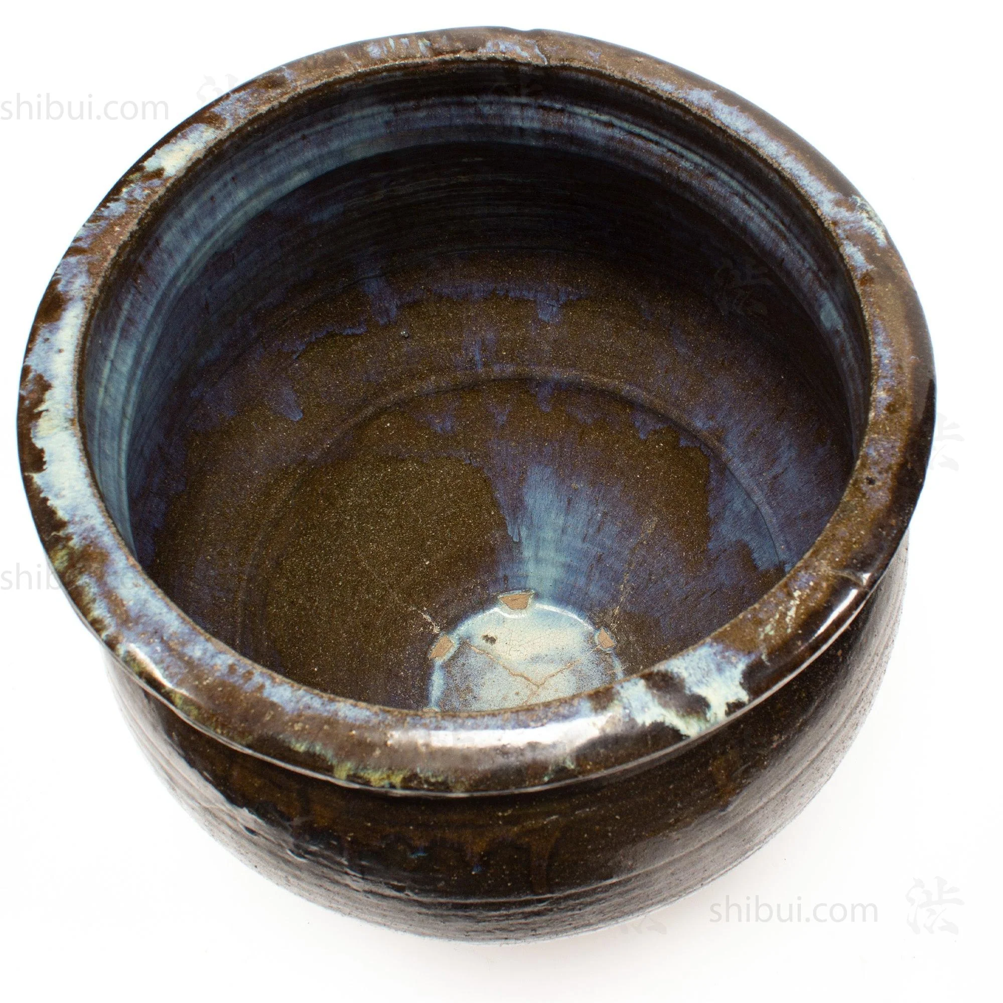 Tatenoshita Ware Antique Japanese Glazed Ceramic Jar - Image 2
