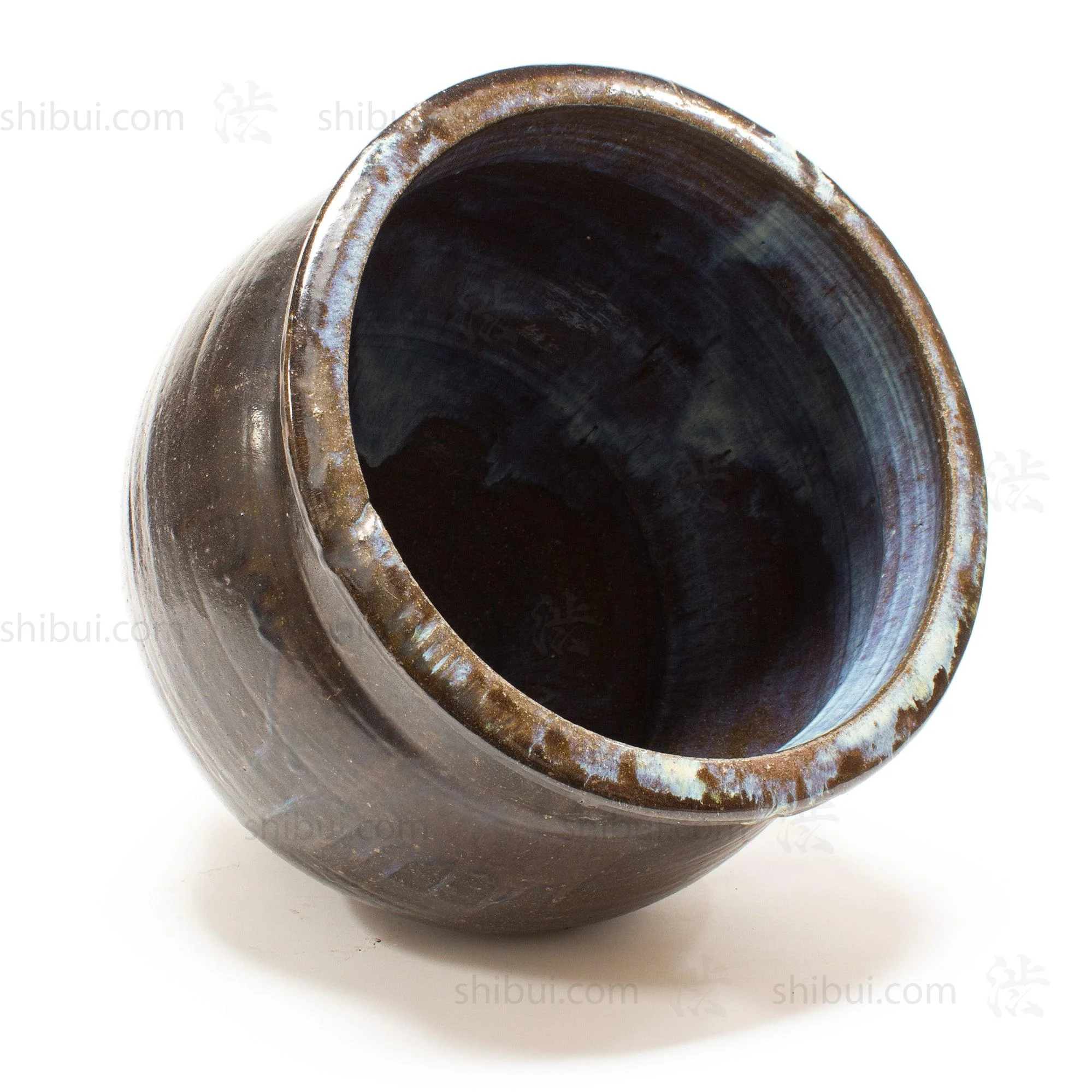Tatenoshita Ware Antique Japanese Glazed Ceramic Jar - Image 5
