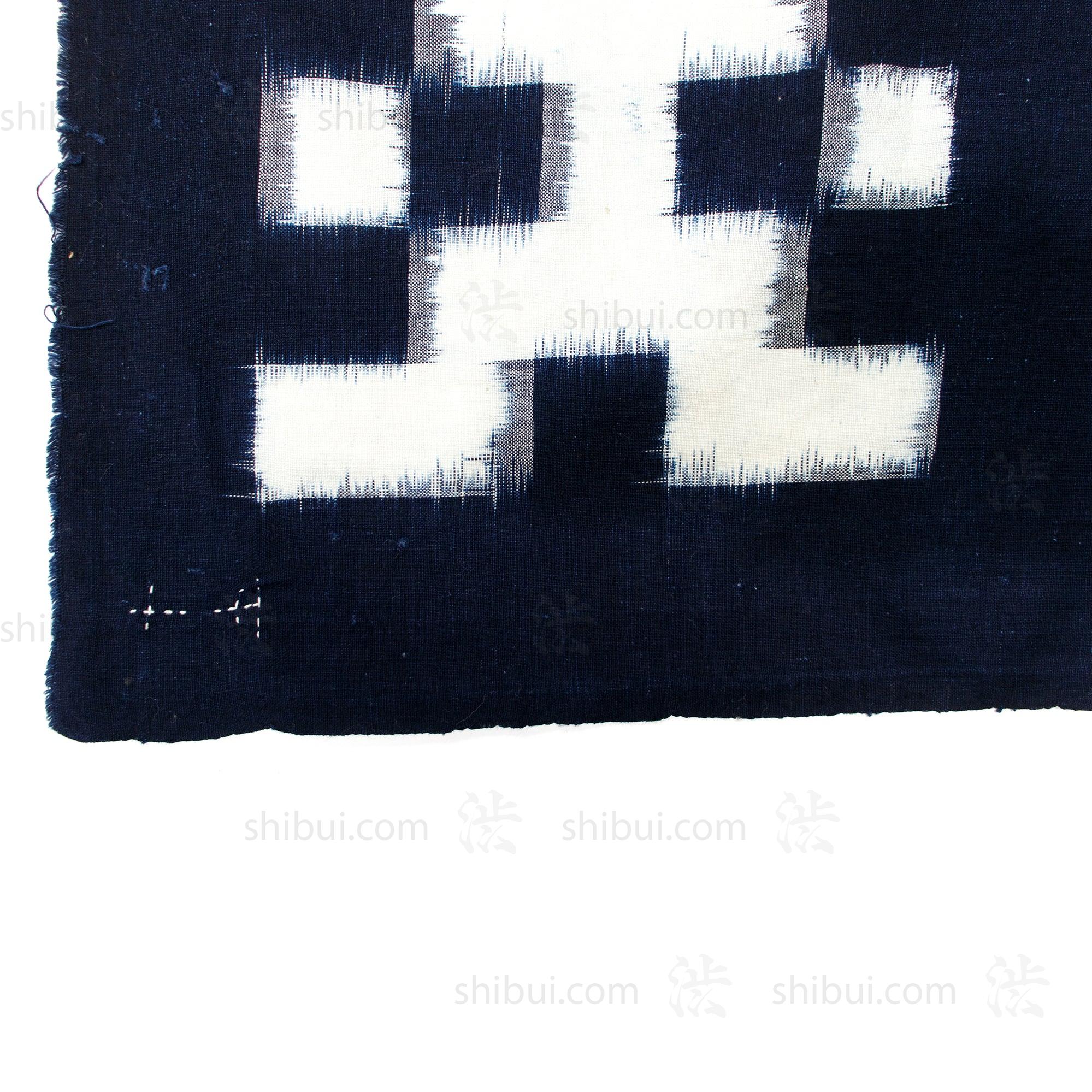 Tiger & Bamboo Kasuri Sheet | Japanese Indigo Cotton - Image 4
