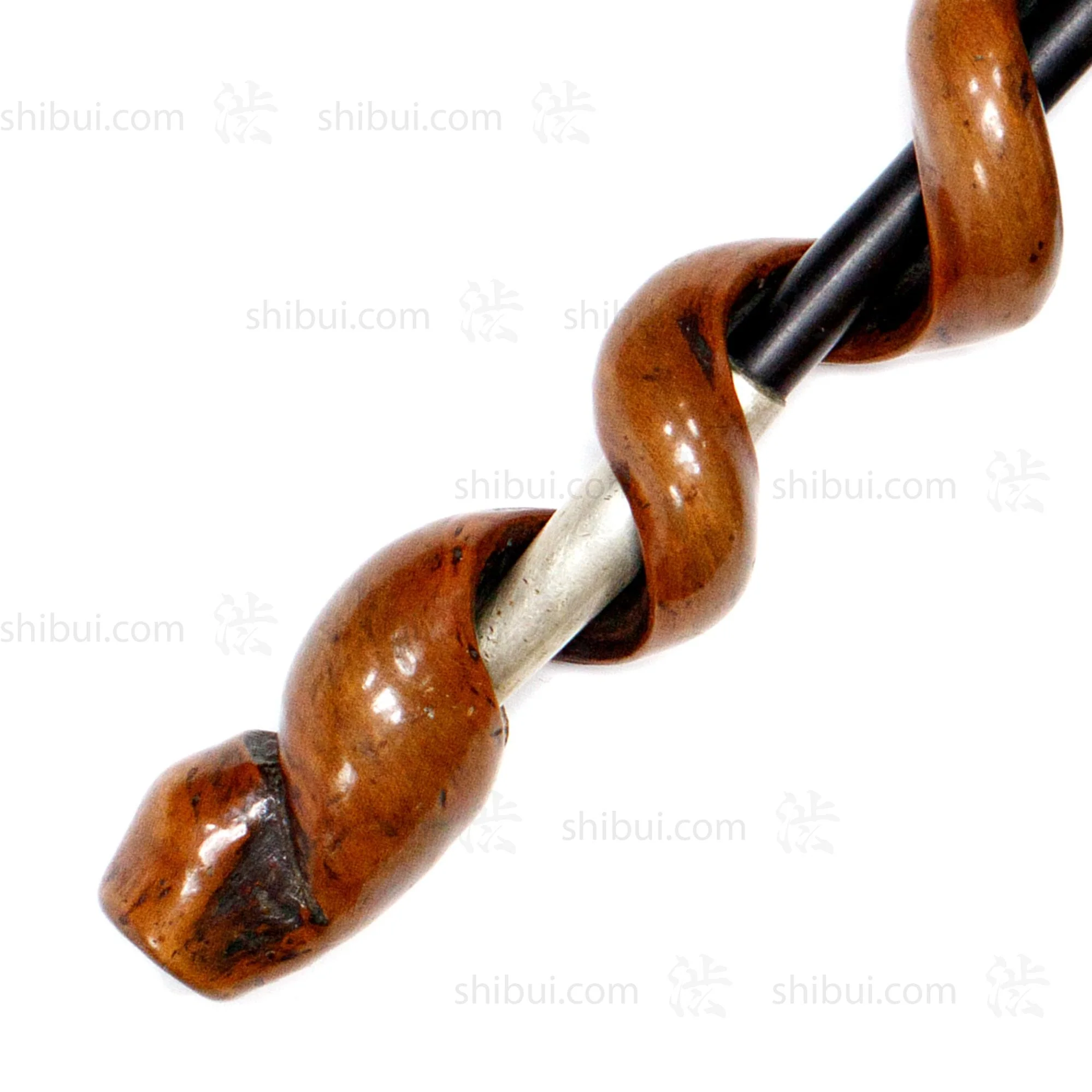 Antique Japanese Tonkotsu Pouch and Kiseru Pipe - Image 5