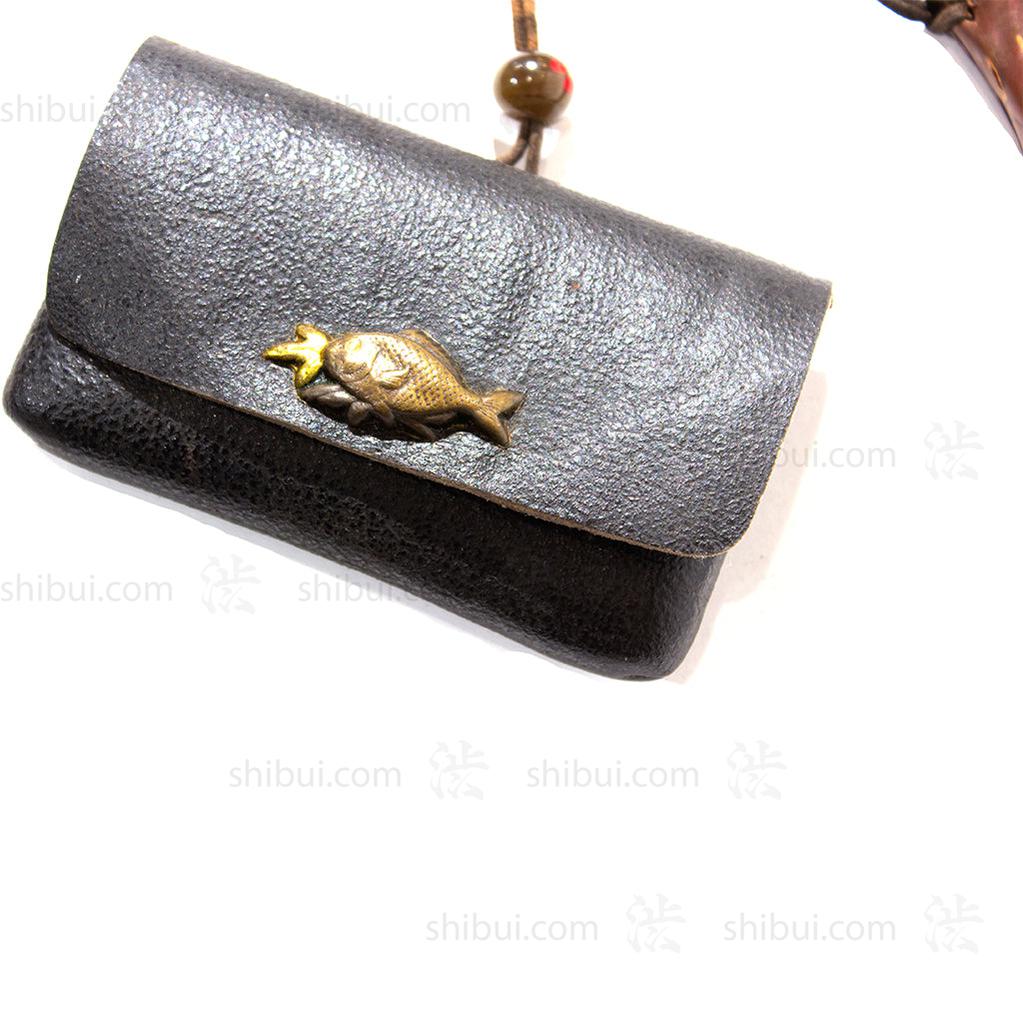 Tobacco Pouch with Cherry Bark Pipe Case - Image 2
