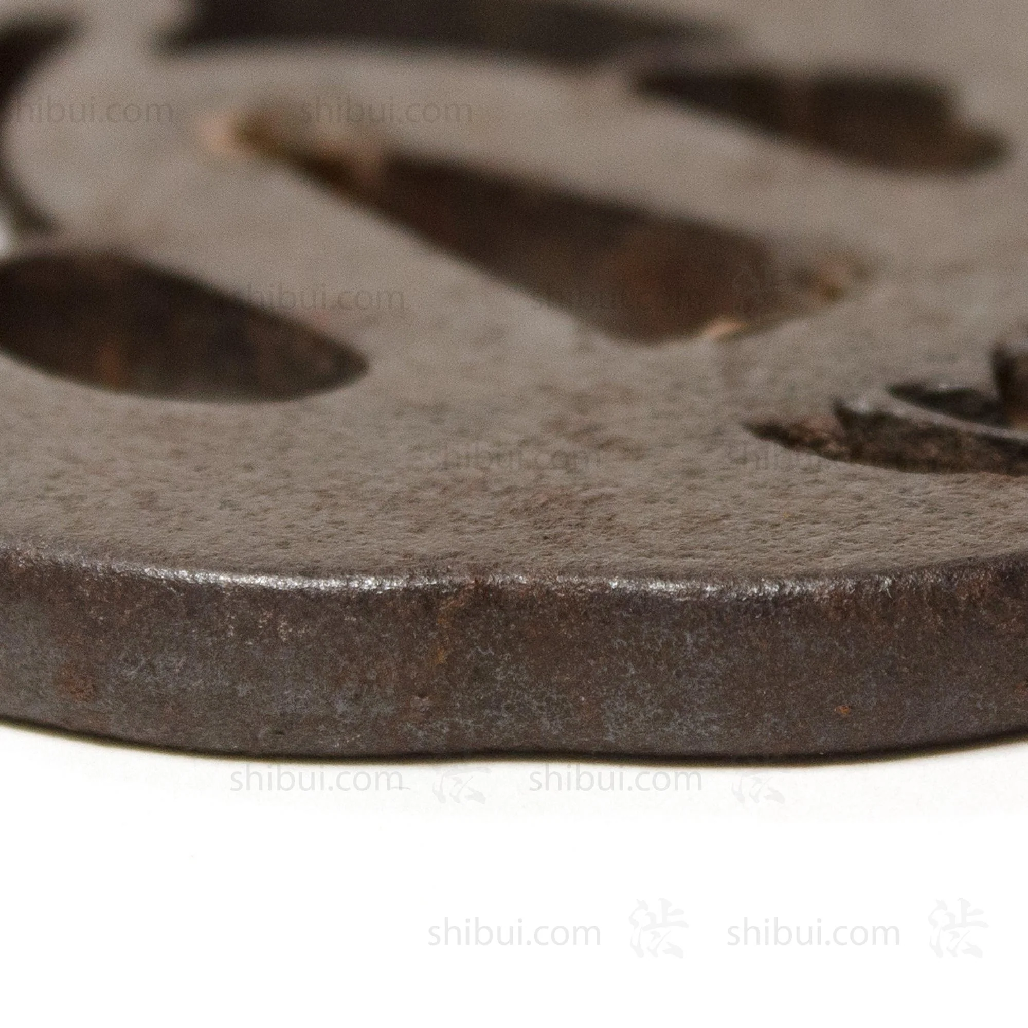 Antique Tsuru Tsuba | Japanese Crane Sword Guard - Image 8