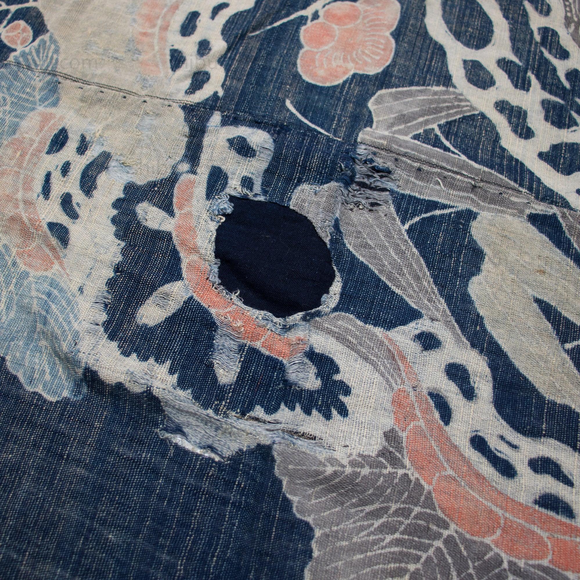 Tsutsugaki Crane and Tortoise Futon Cover - Image 5