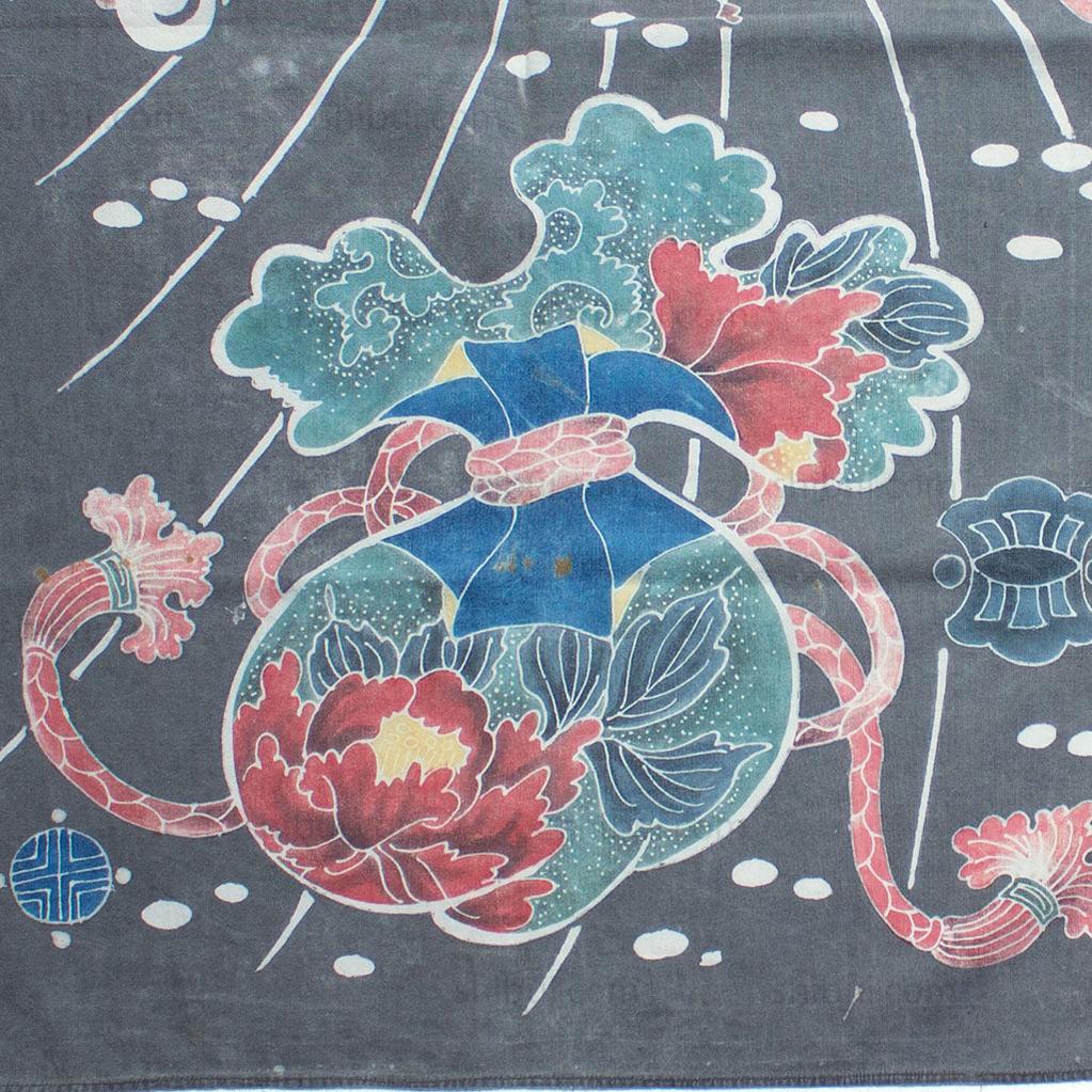 Tsutsugaki Furoshiki with Lucky Symbols - Image 2