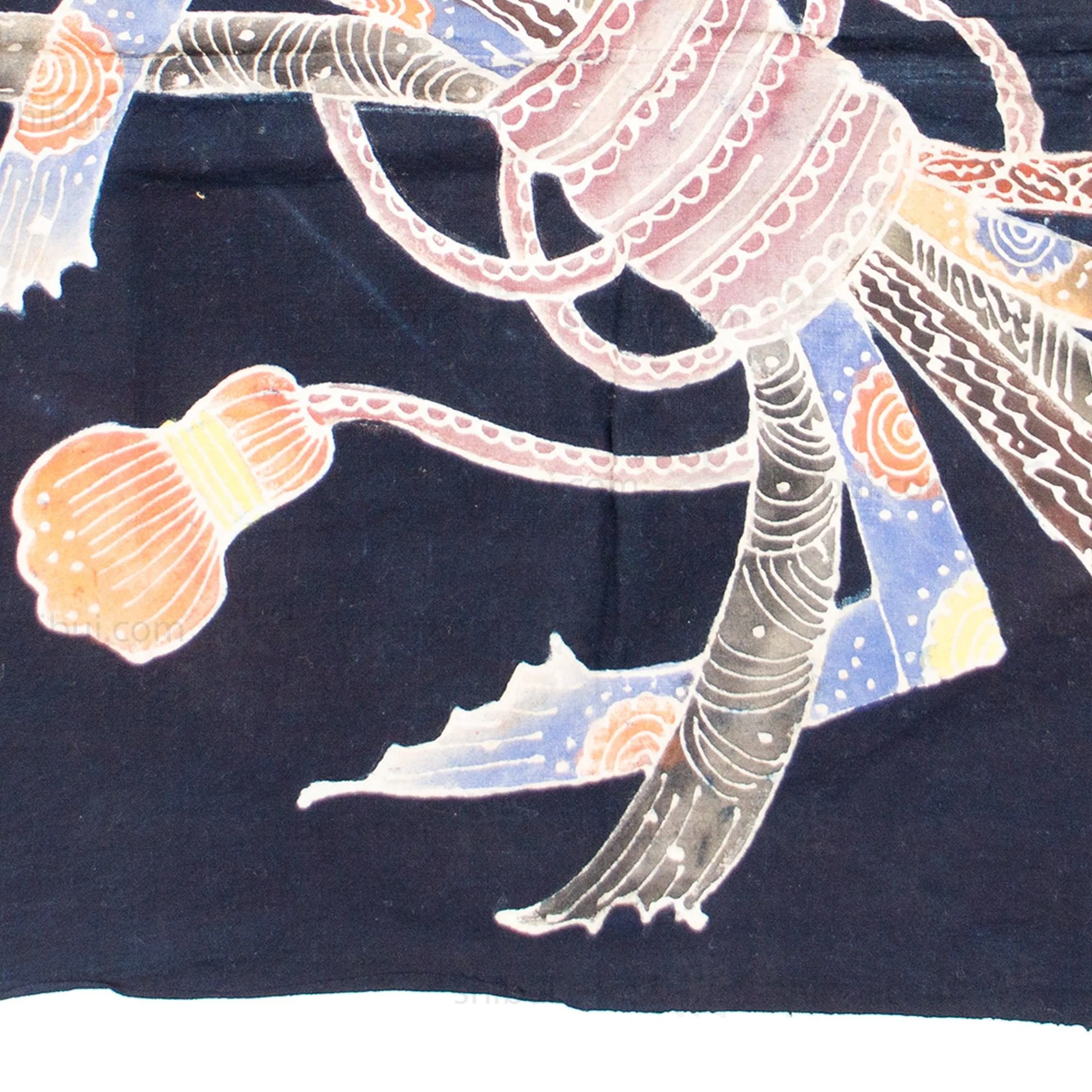 Tsutsugaki Furoshiki with Noshi Pattern - Image 3