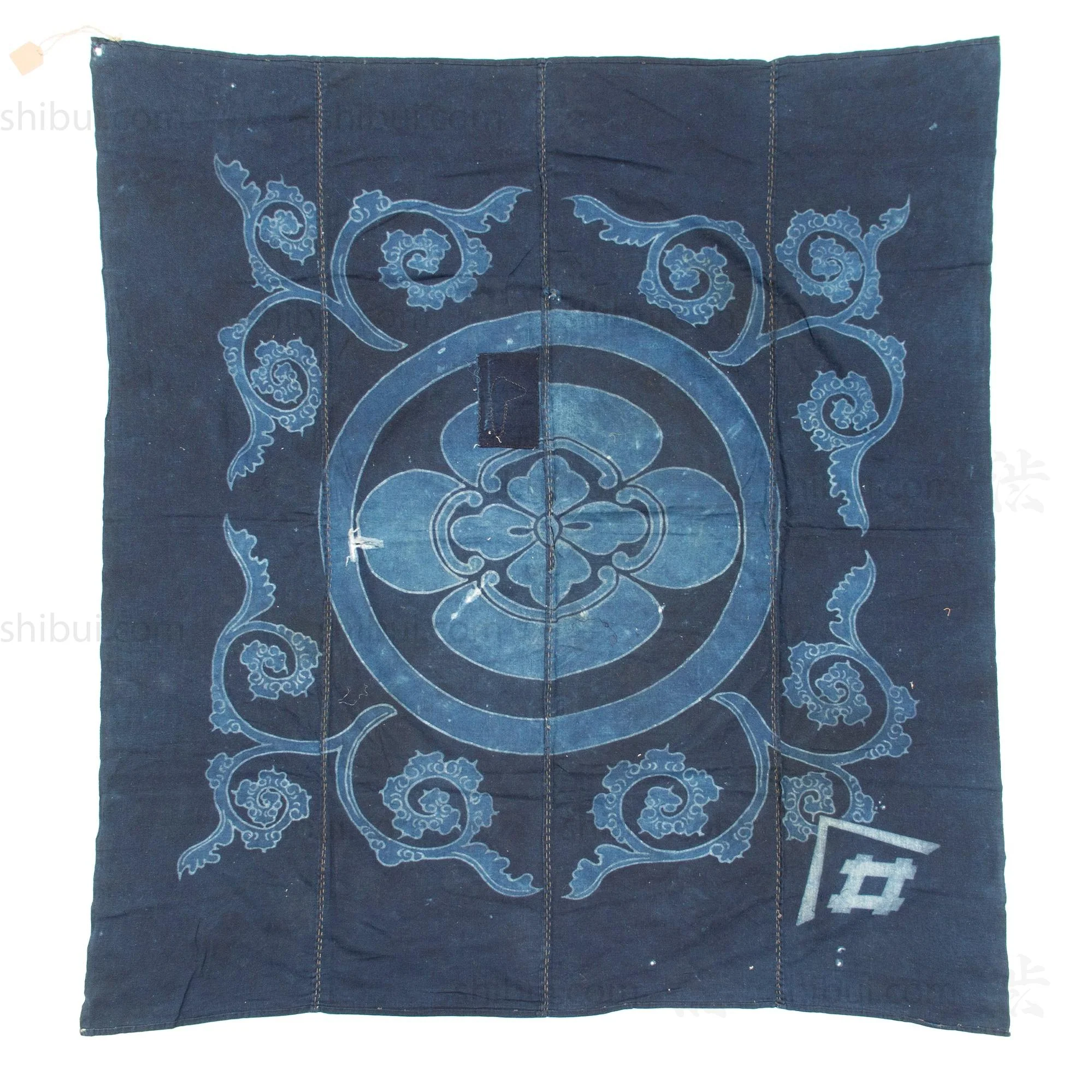 Tsutsugaki Furoshiki | Japanese Indigo - Image 3