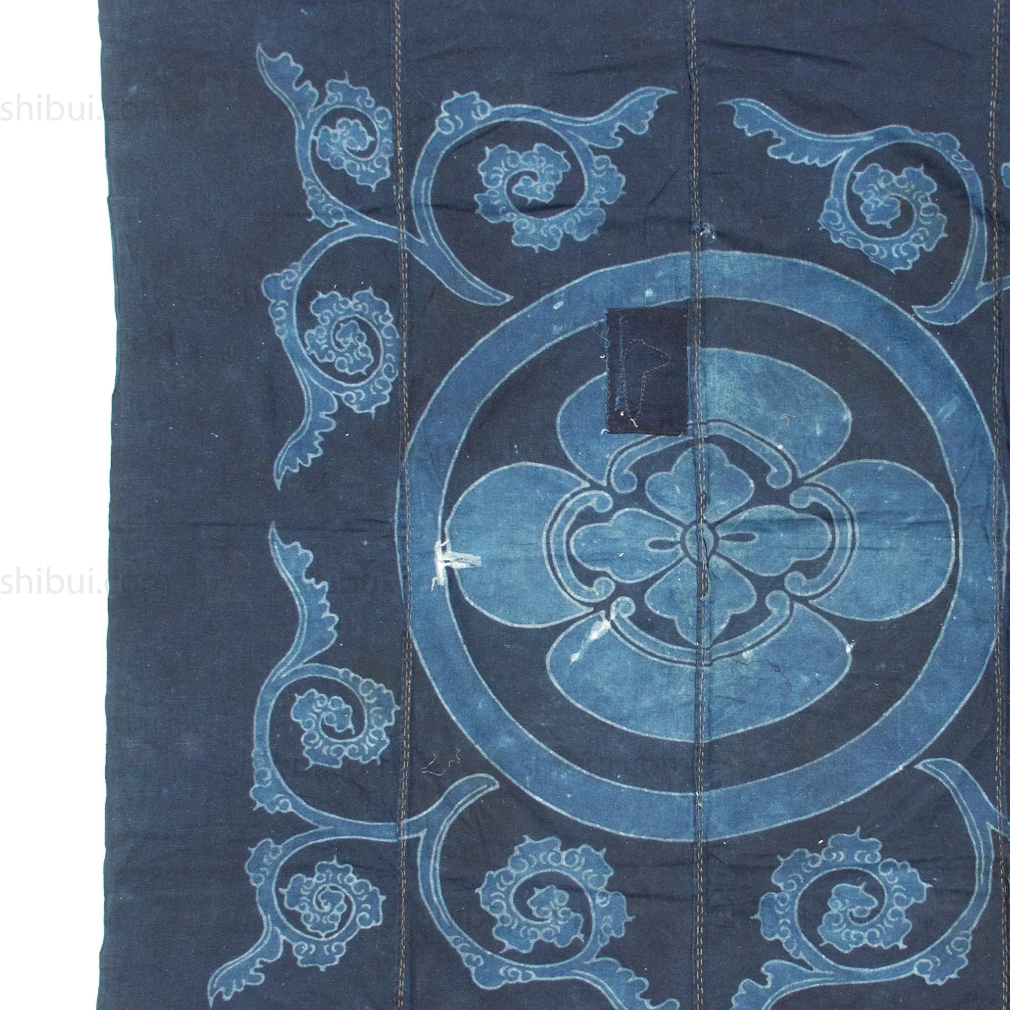 Tsutsugaki Furoshiki | Japanese Indigo - Image 4