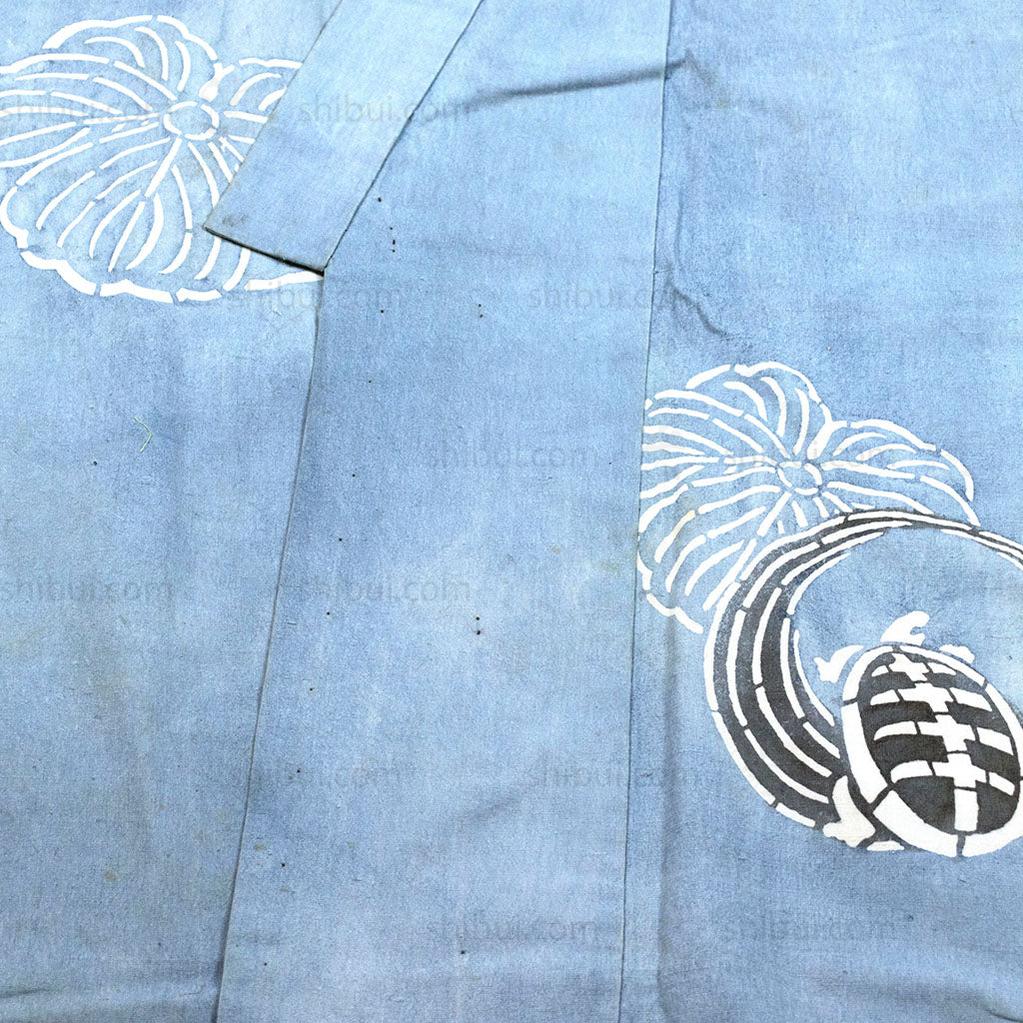 Tsutsugaki Matsurti Festival or Dance Yukata w/ Large Mon Motif - Image 3