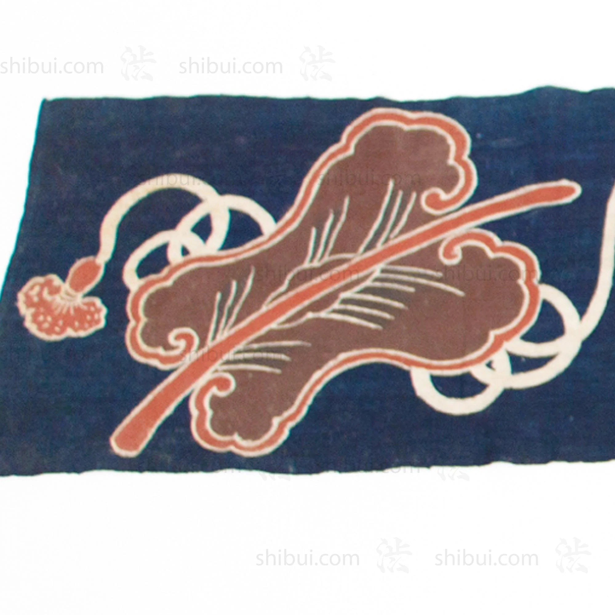 Umagake | Festival Horse Banner with Sawagata Crest and Gunbai | Japanese Indigo - Image 3