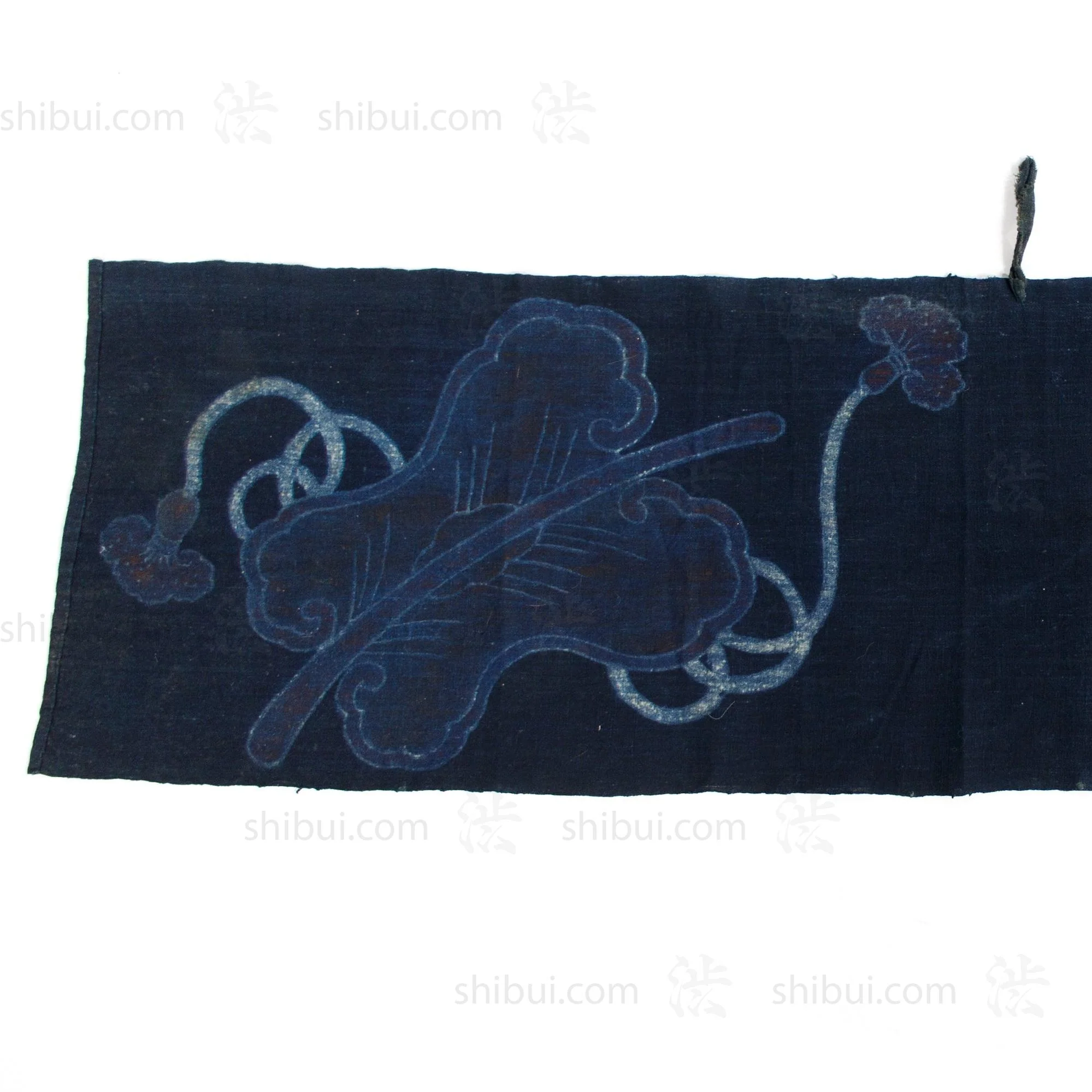 Umagake | Festival Horse Banner with Sawagata Crest and Gunbai | Japanese Indigo - Image 9