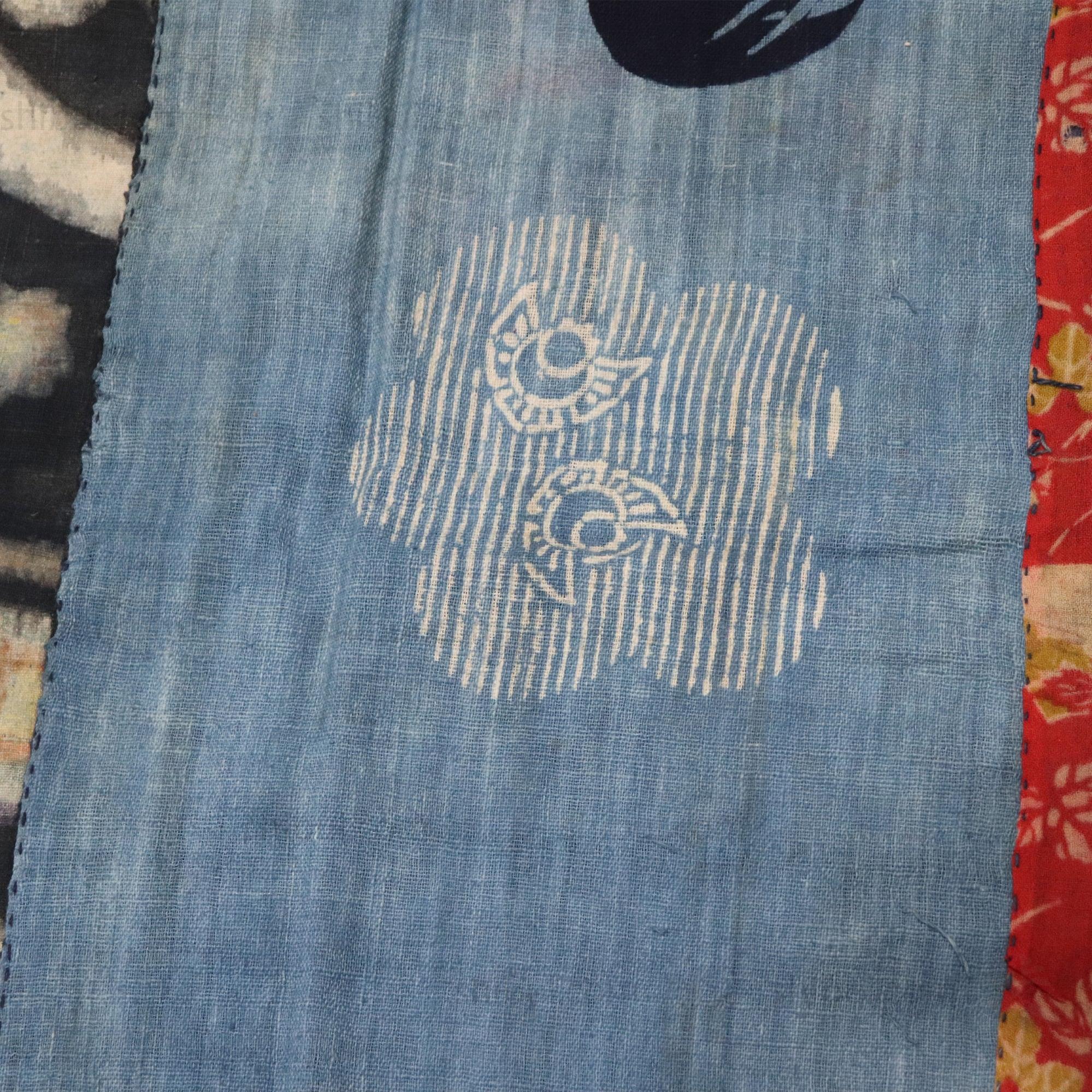 Umagake - Horse Banner - Japanese Indigo Tsutsugaki - Image 11