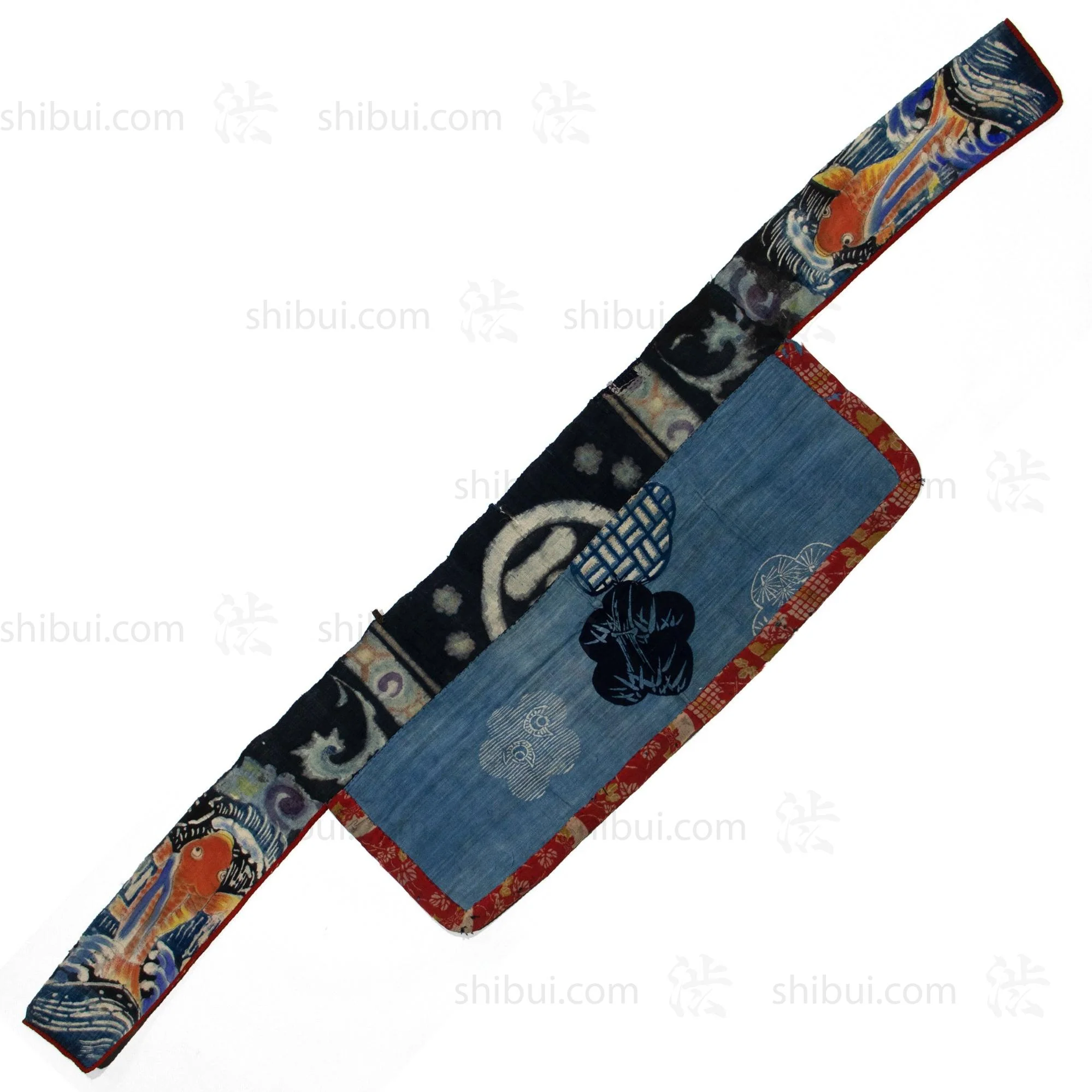 Umagake - Horse Banner - Japanese Indigo Tsutsugaki - Image 14