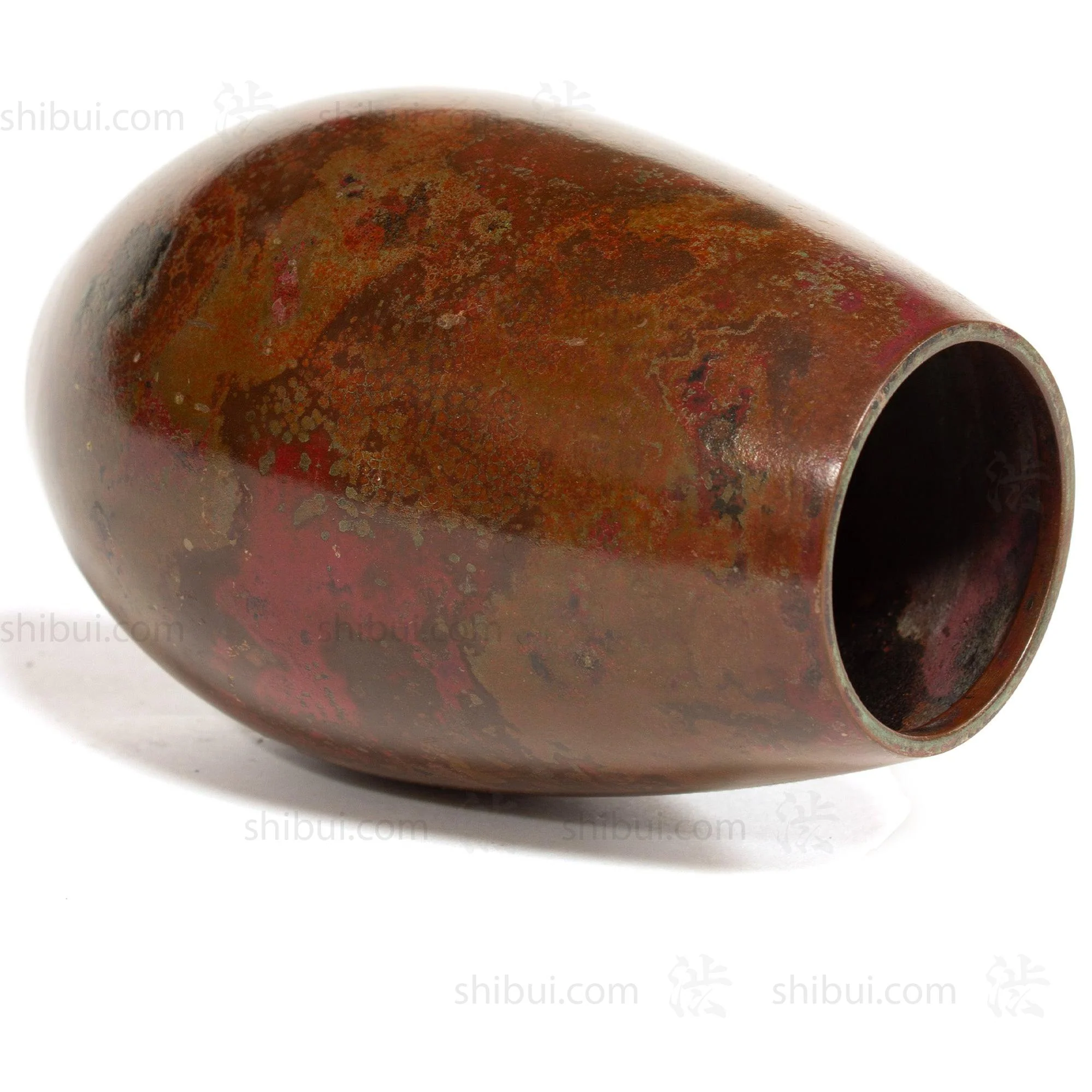 Small Vintage Bronze Flower Vase - Image 4