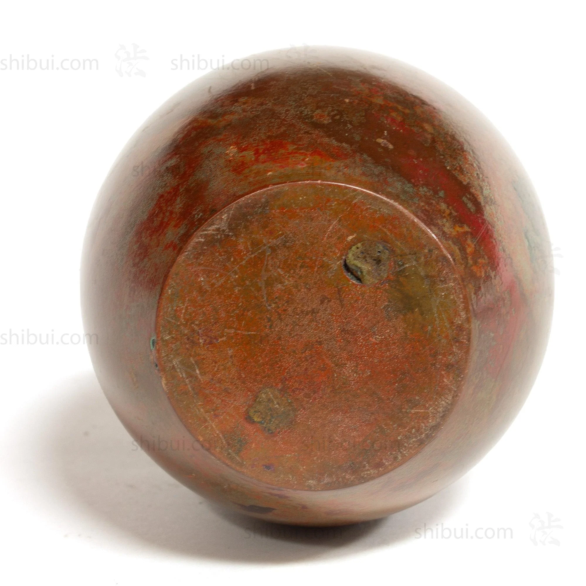 Small Vintage Bronze Flower Vase - Image 5