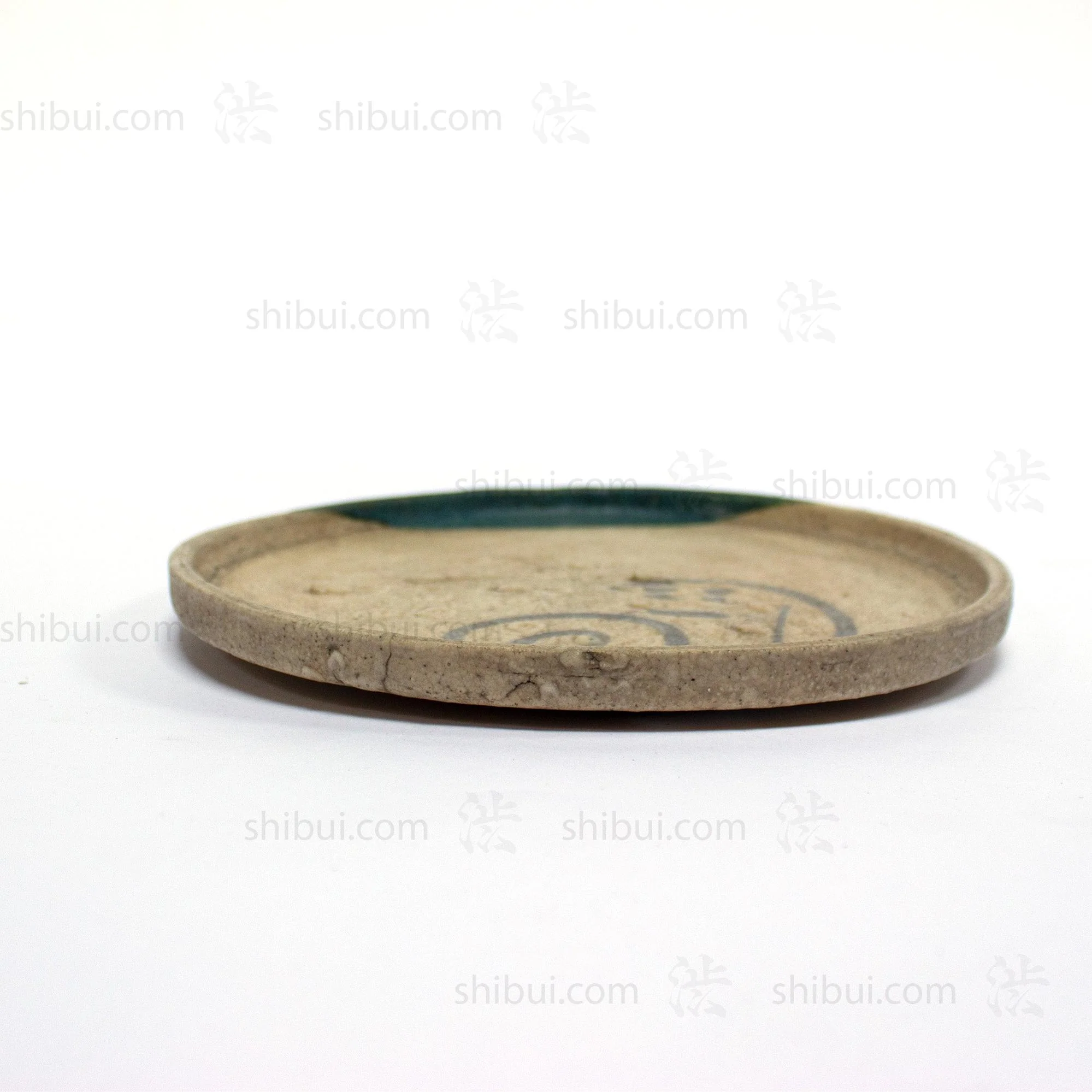 Vintage Ceramic Daruma Oil Plate from Mino - Image 2