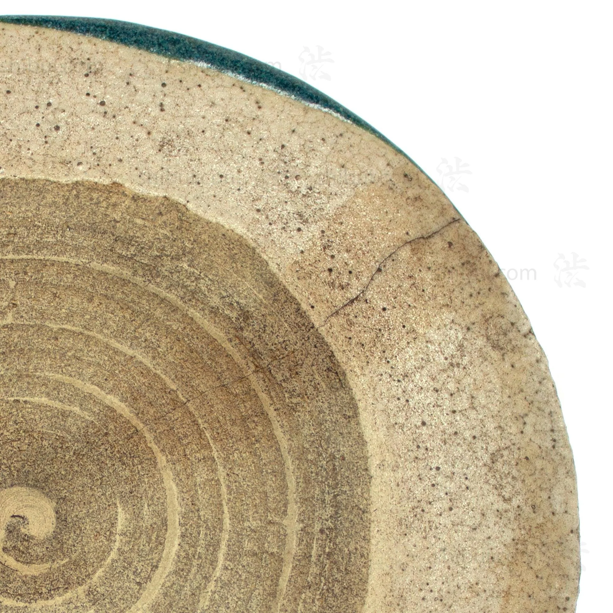 Vintage Ceramic Daruma Oil Plate from Mino - Image 6