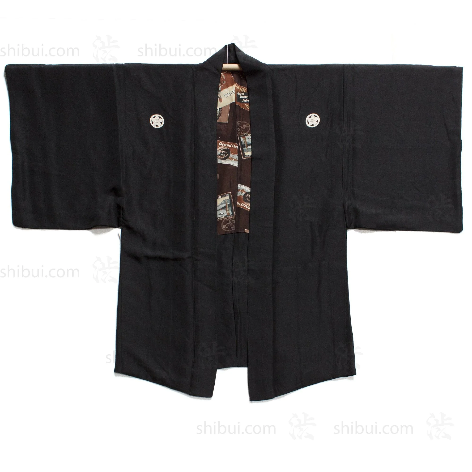 Vintage Mens Haori Travel Theme - Image 2
