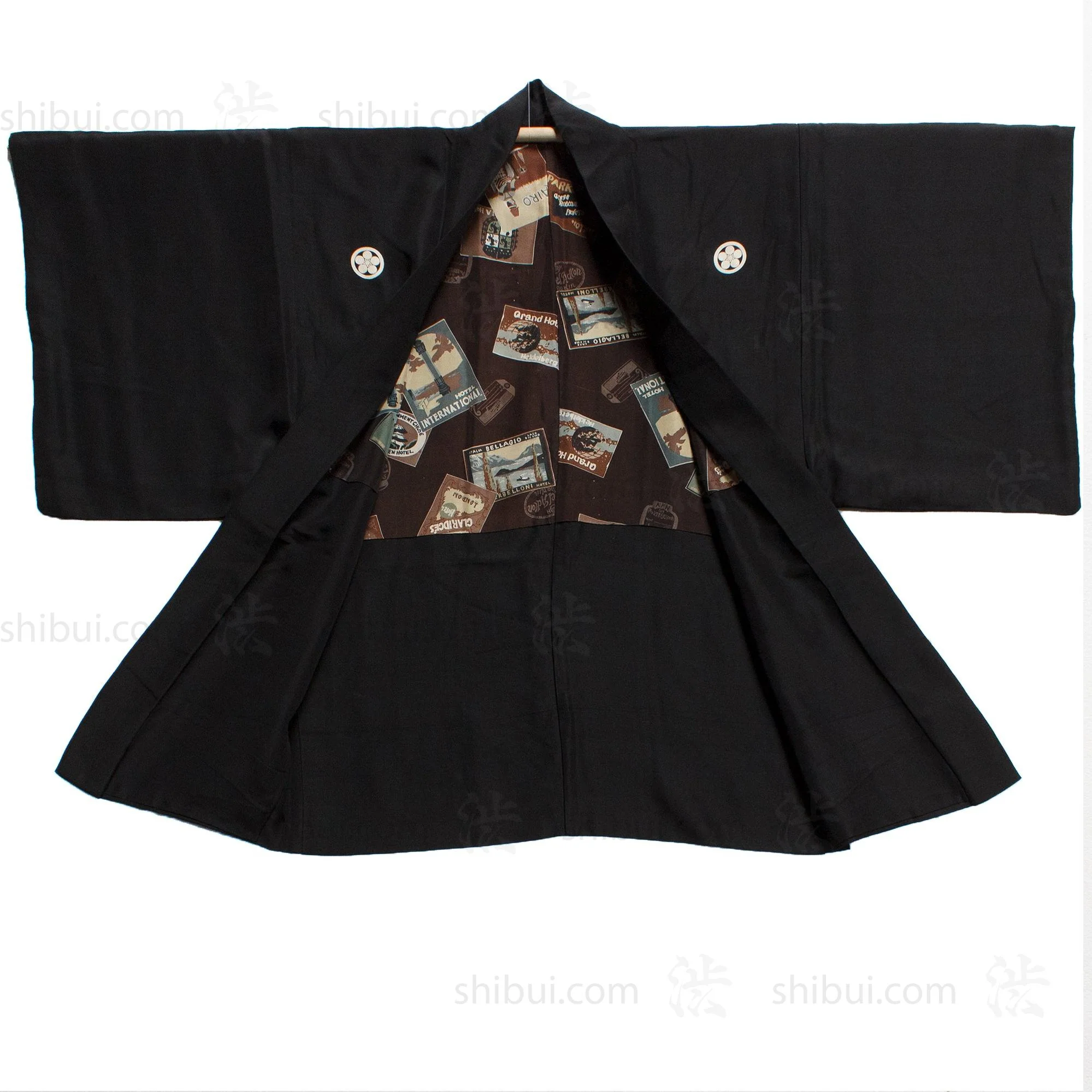 Vintage Mens Haori Travel Theme - Image 3