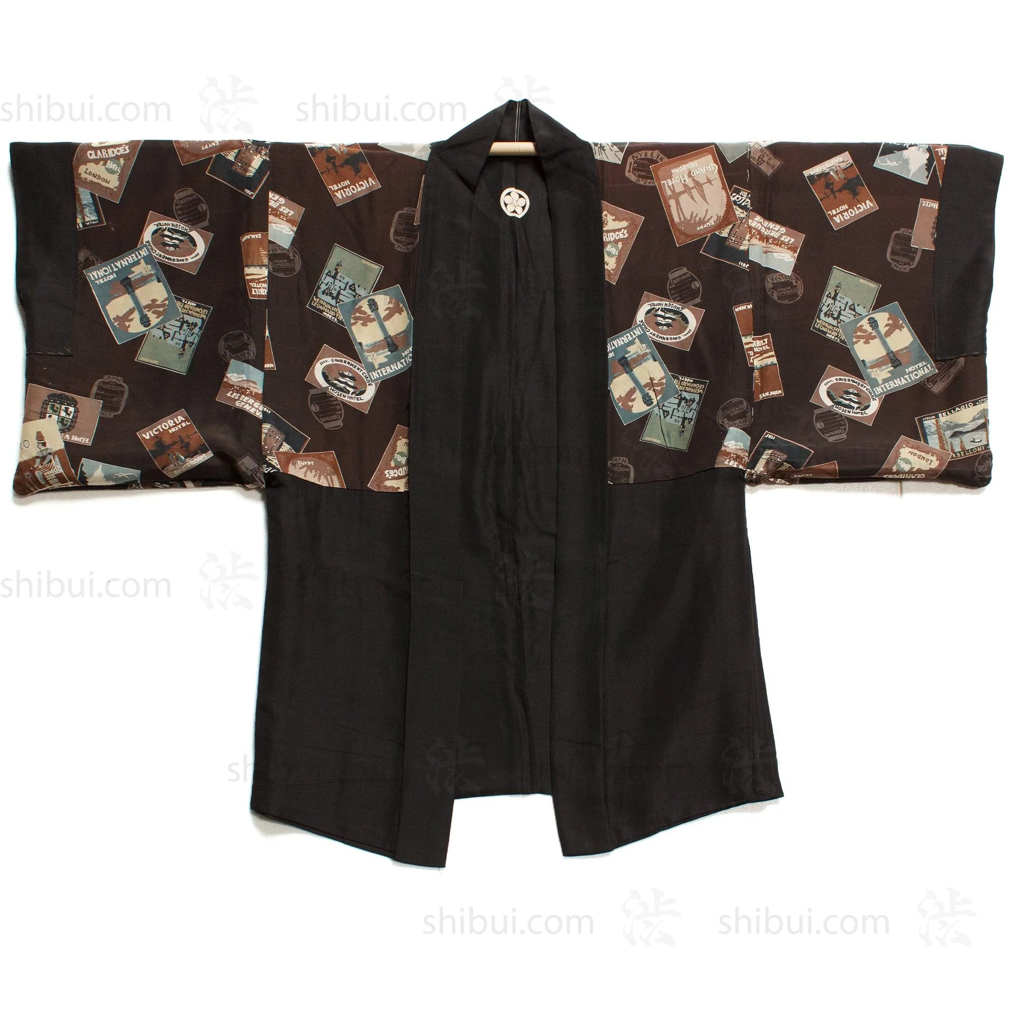Vintage Mens Haori Travel Theme - Image 6