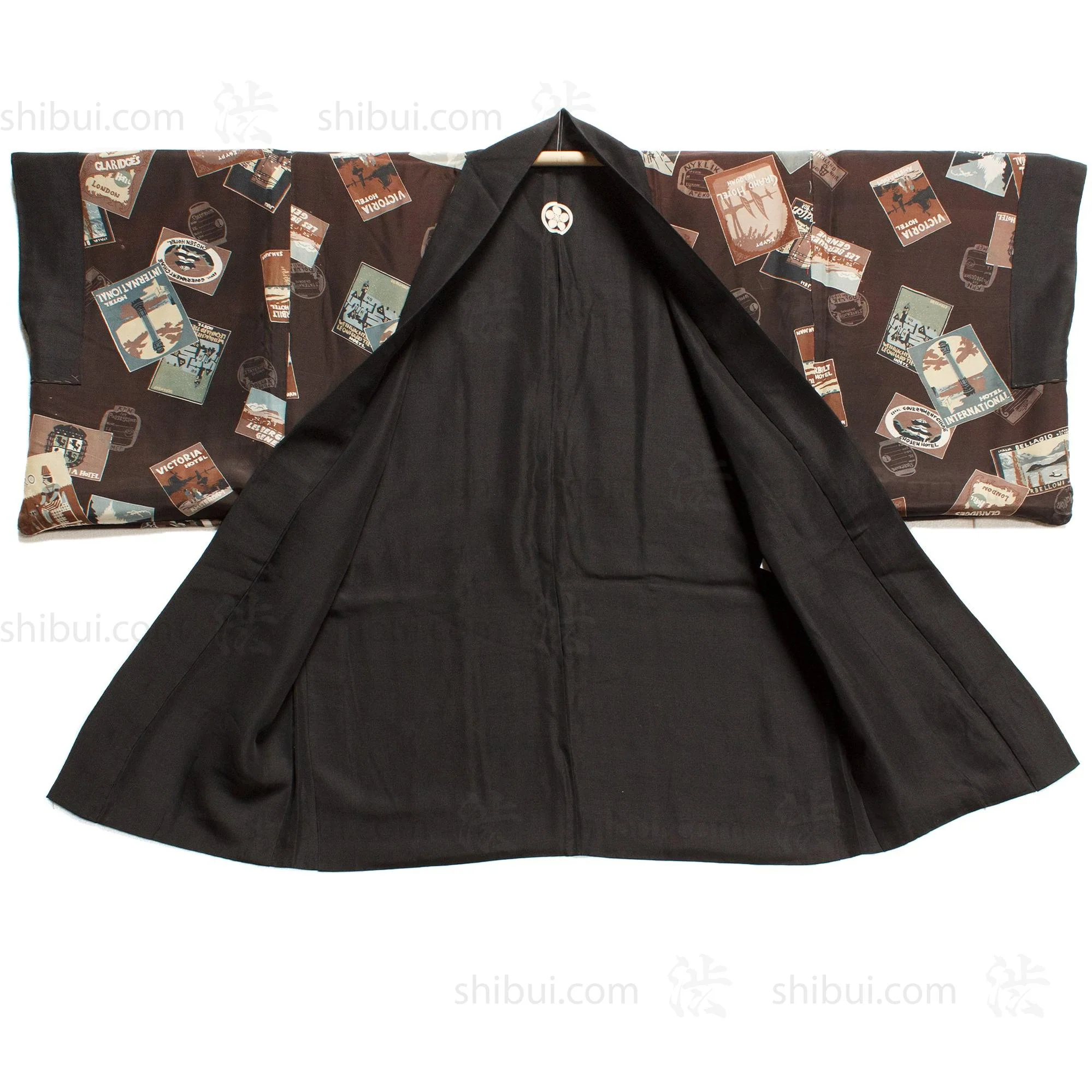 Vintage Mens Haori Travel Theme - Image 7
