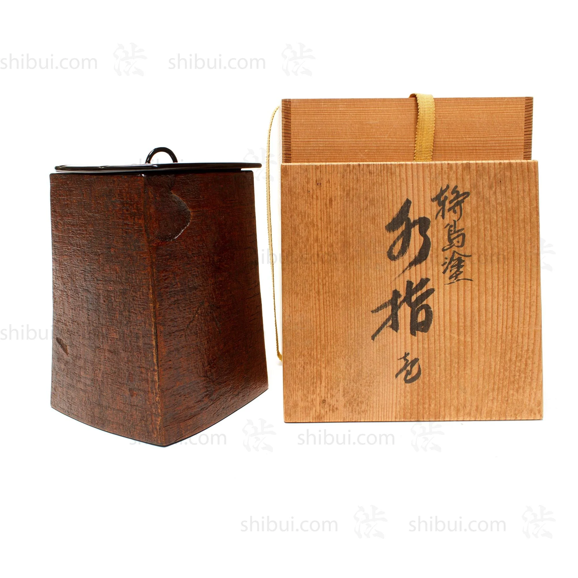 Wajima Lacquer Mizusashi by Wakashimakin | Fresh Water Jar for Tea Ceremony - Image 5