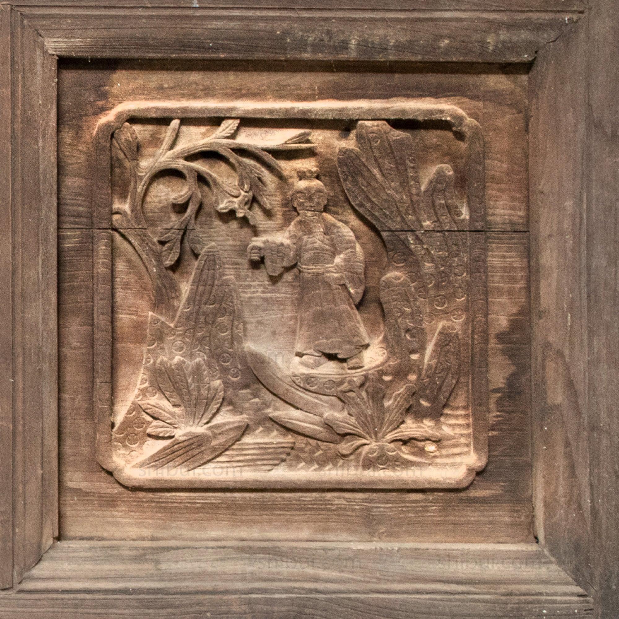 Wooden 19th Century Chinese House Façade | Architectural Decor - Image 15