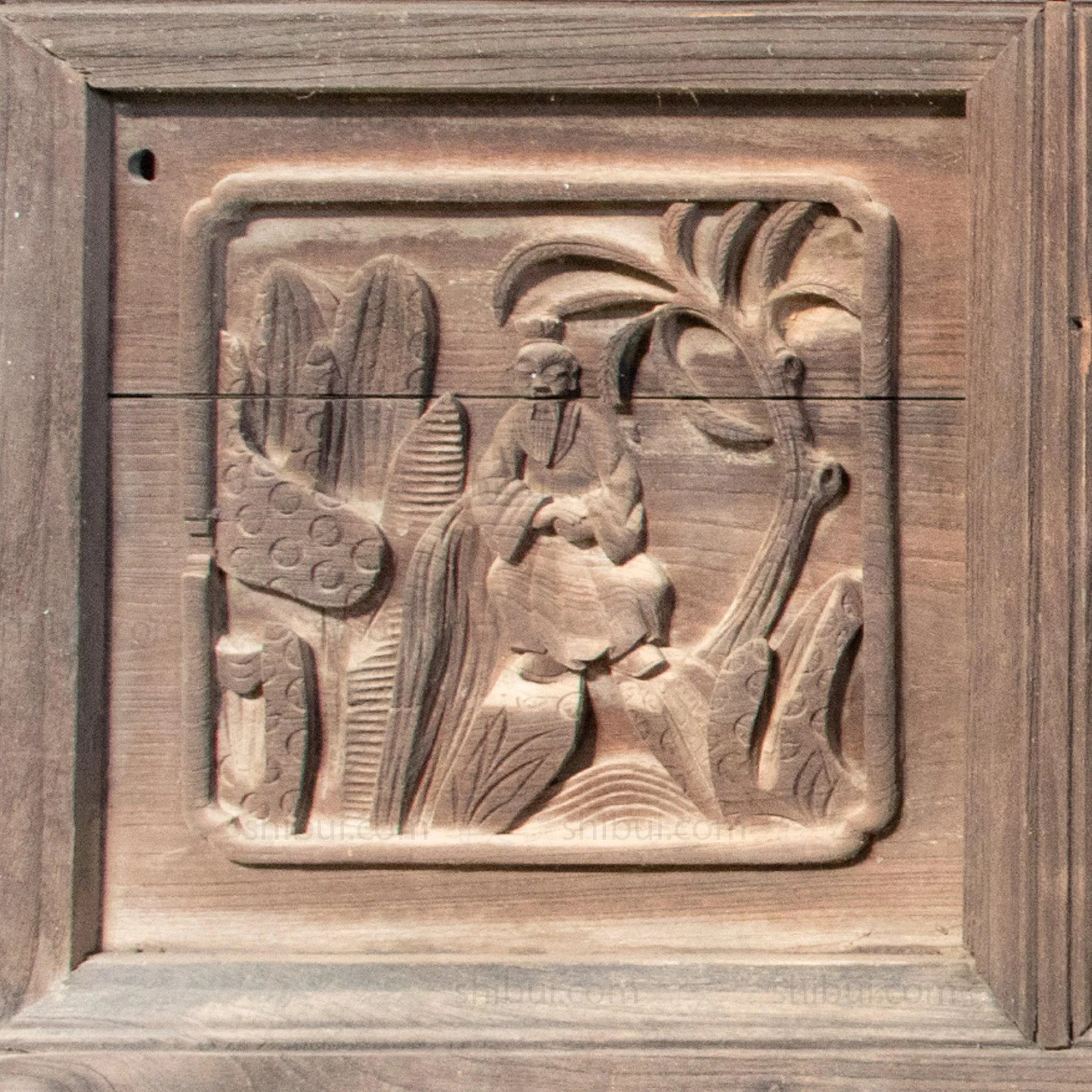Wooden 19th Century Chinese House Façade | Architectural Decor - Image 16